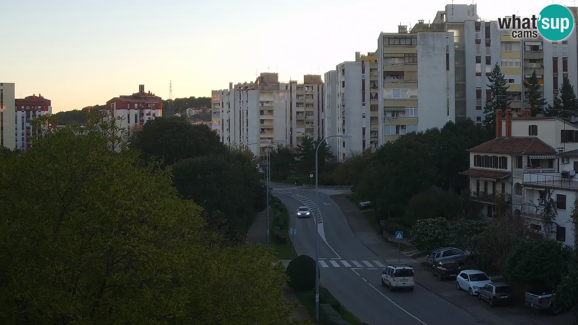 Webcam Pula – Rue Koper – Caméra en direct Istrie