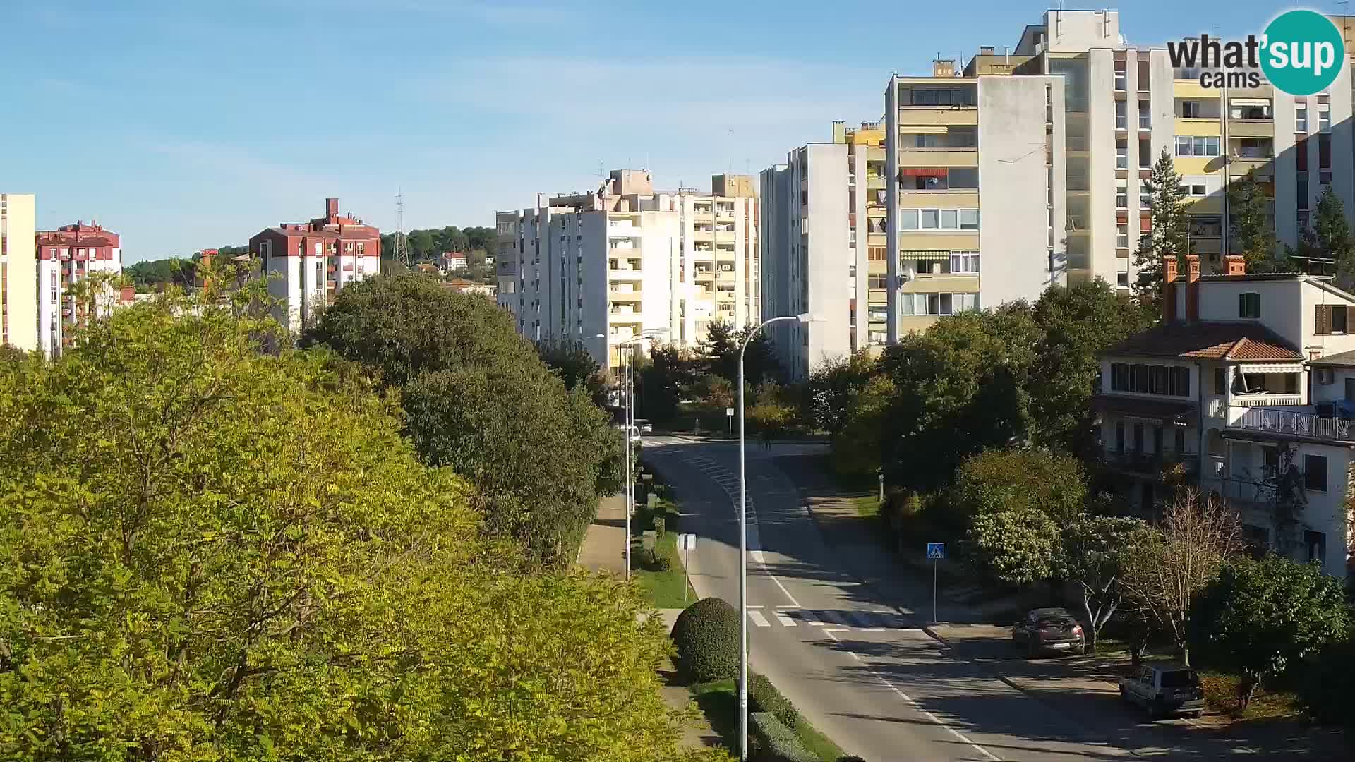 Cámara web Pula – Koper street – cámara en vivo Istria