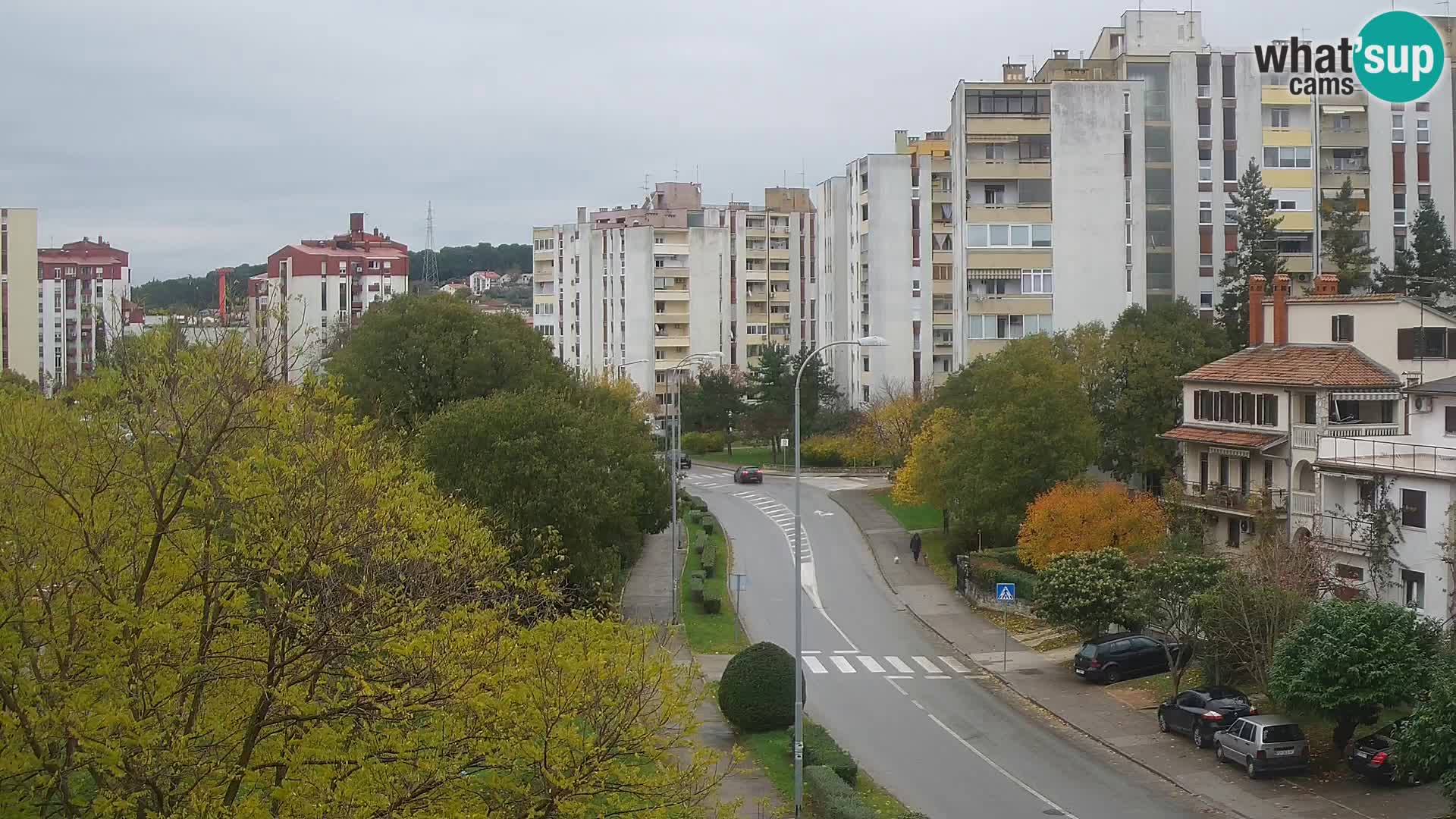 Pula spletna kamera – Koperska ulica – Istra v živo