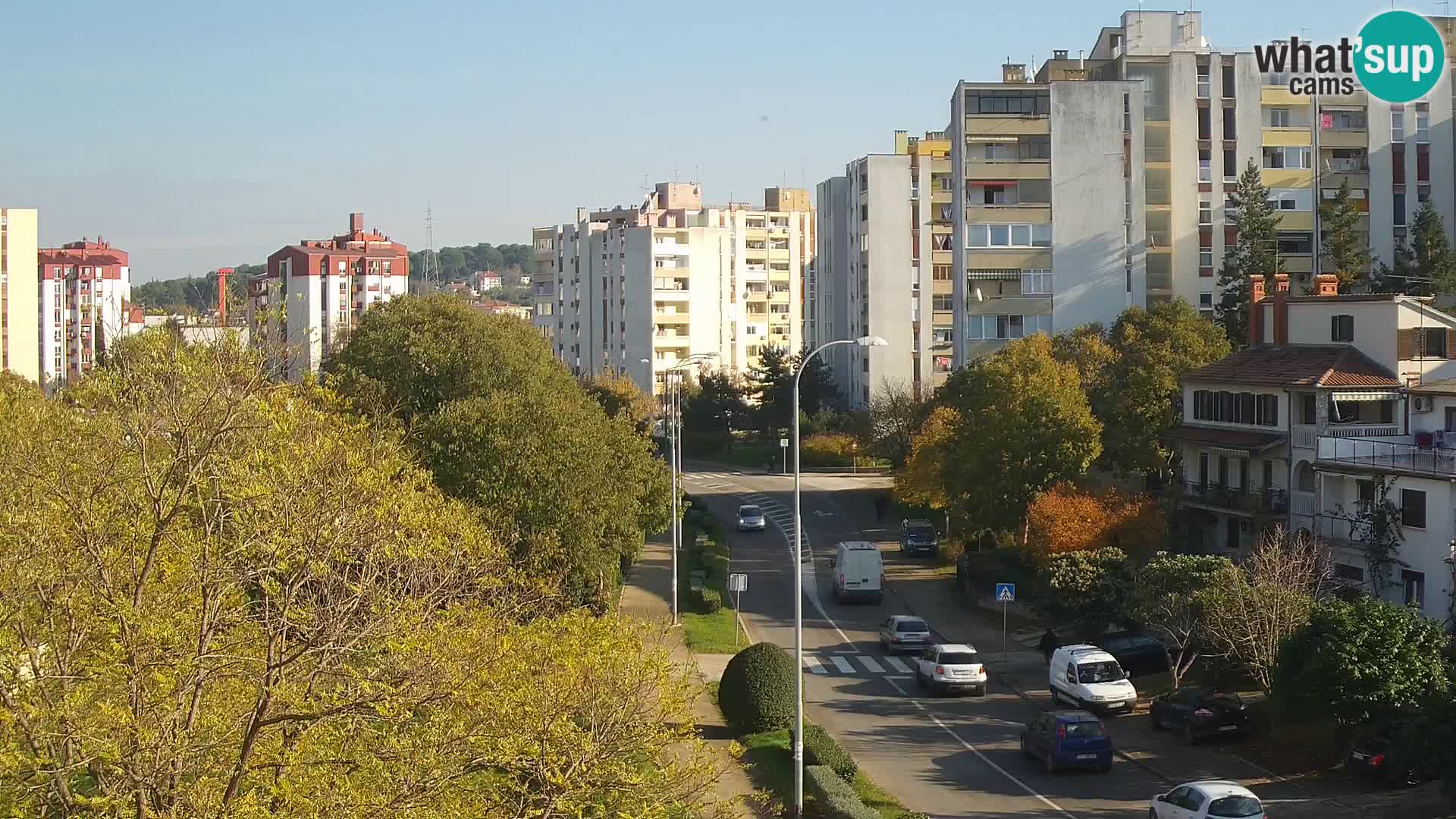 Cámara web Pula – Koper street – cámara en vivo Istria