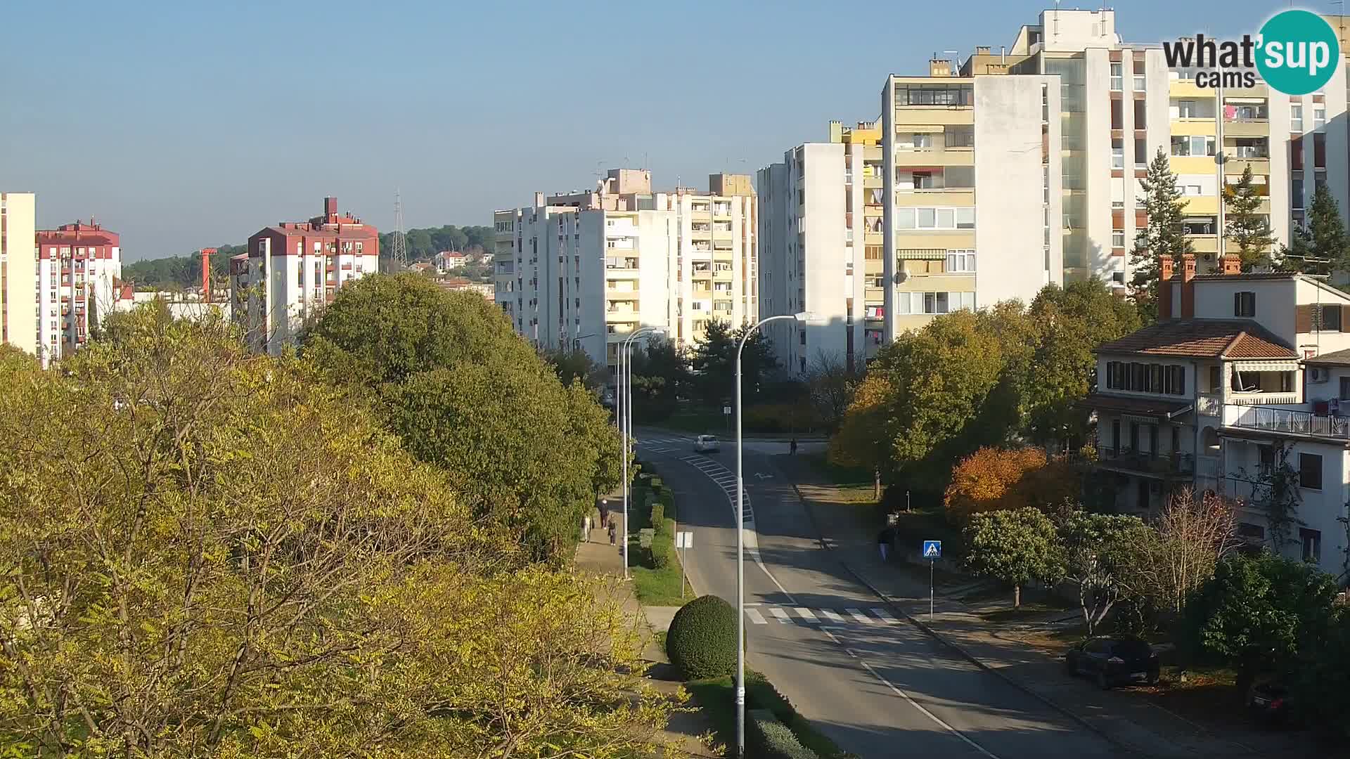 Pula spletna kamera – Koperska ulica – Istra v živo