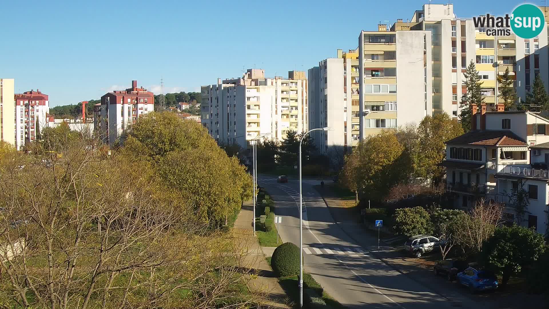 Cámara web Pula – Koper street – cámara en vivo Istria