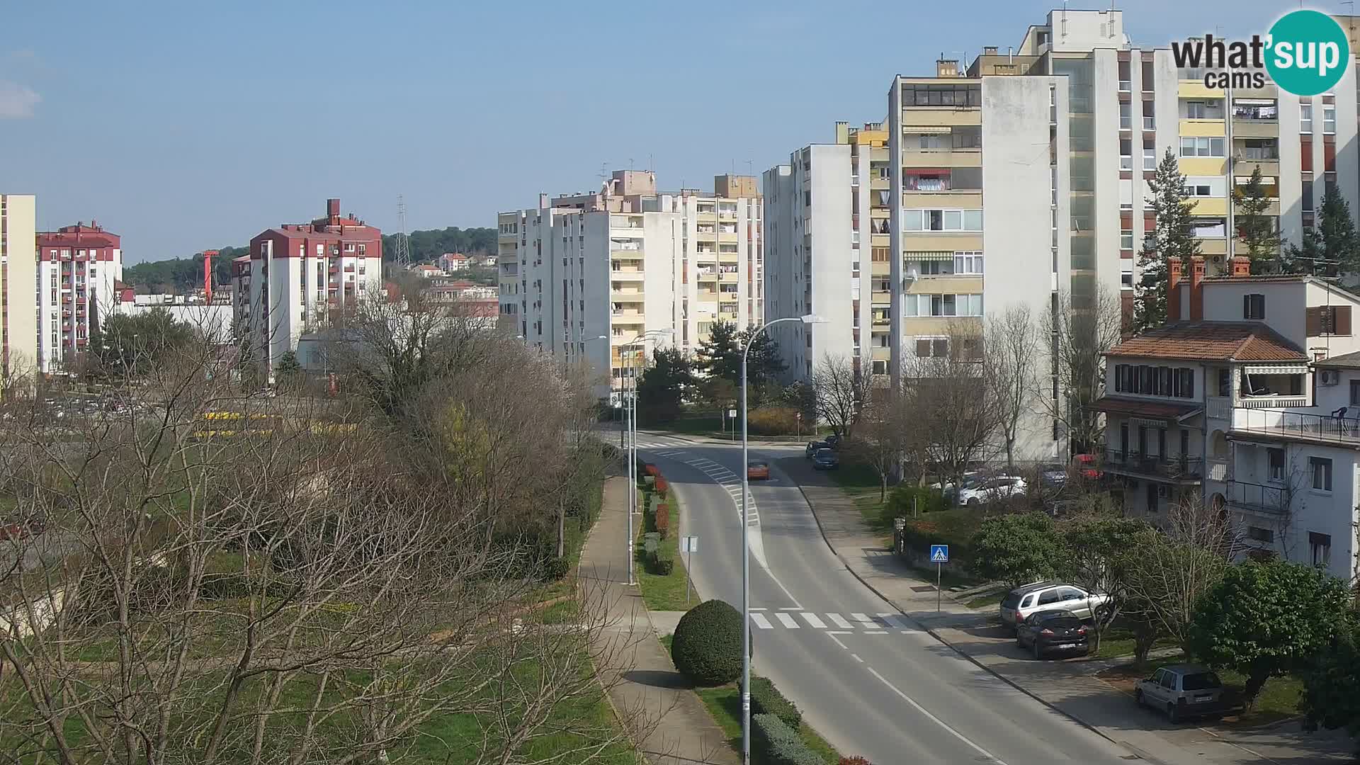 Webcam Pula – Rue Koper – Caméra en direct Istrie