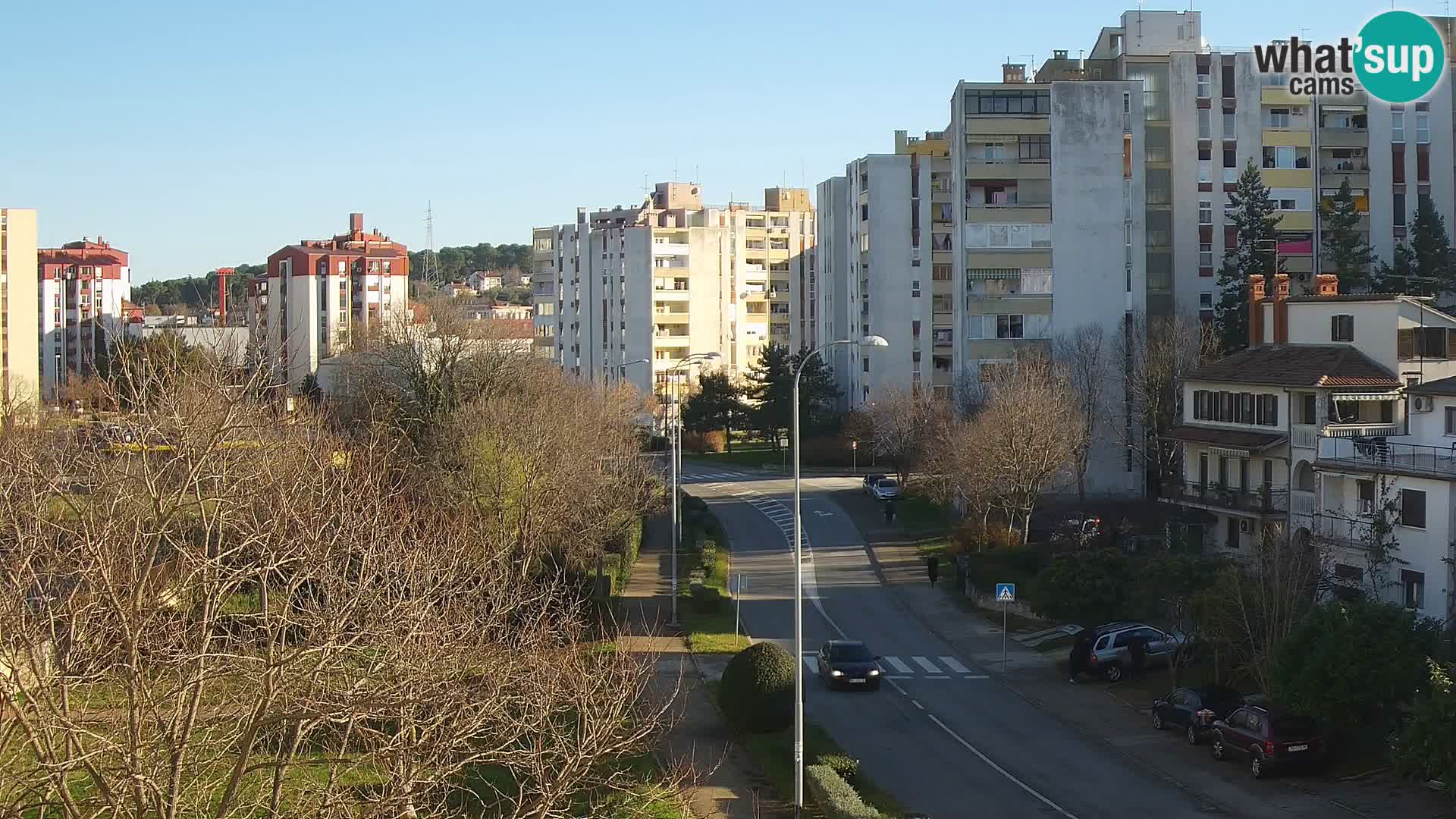 Cámara web Pula – Koper street – cámara en vivo Istria