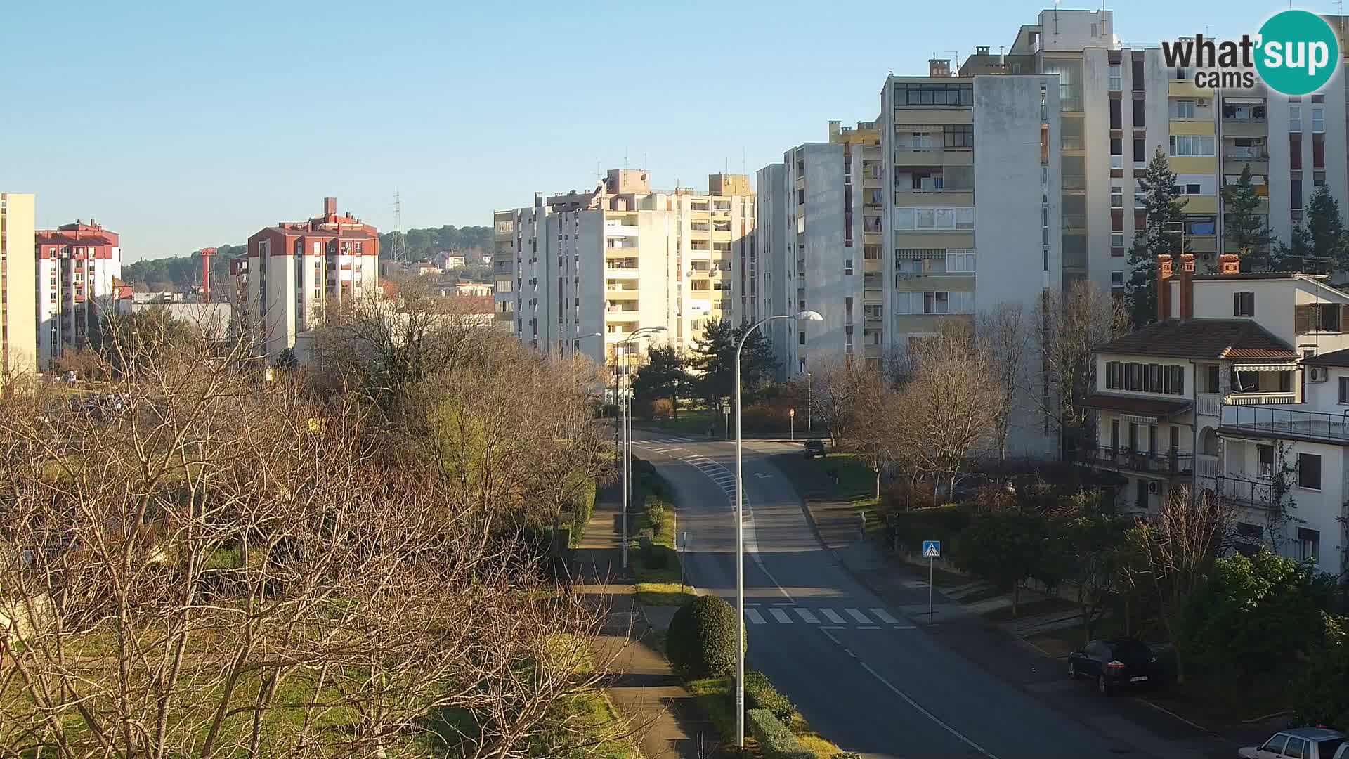 Pula spletna kamera – Koperska ulica – Istra v živo