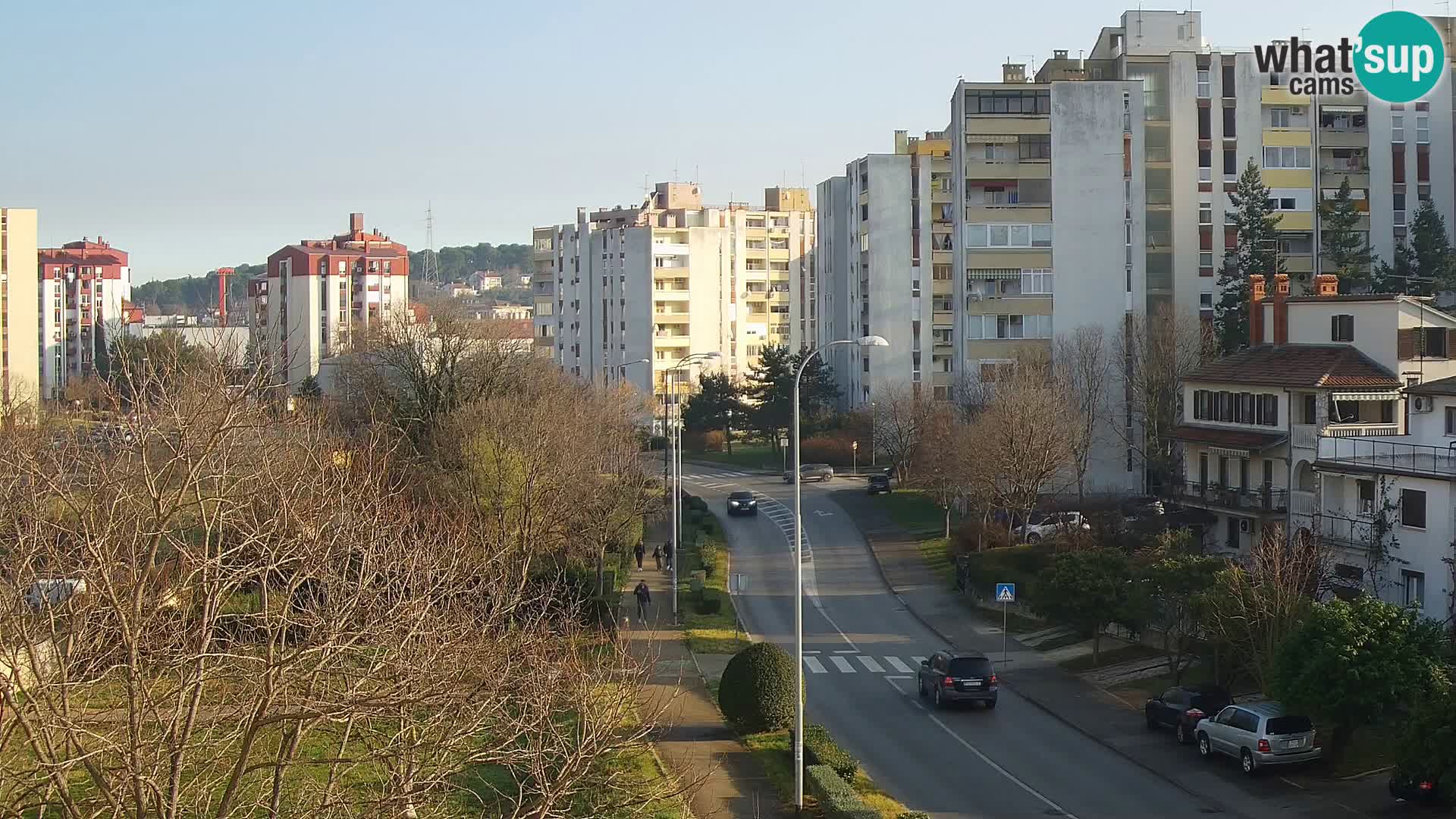 Cámara web Pula – Koper street – cámara en vivo Istria