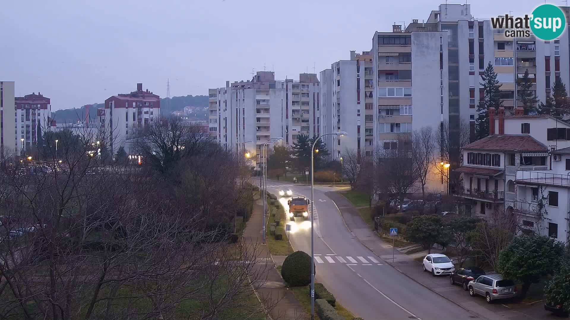 Pula spletna kamera – Koperska ulica – Istra v živo