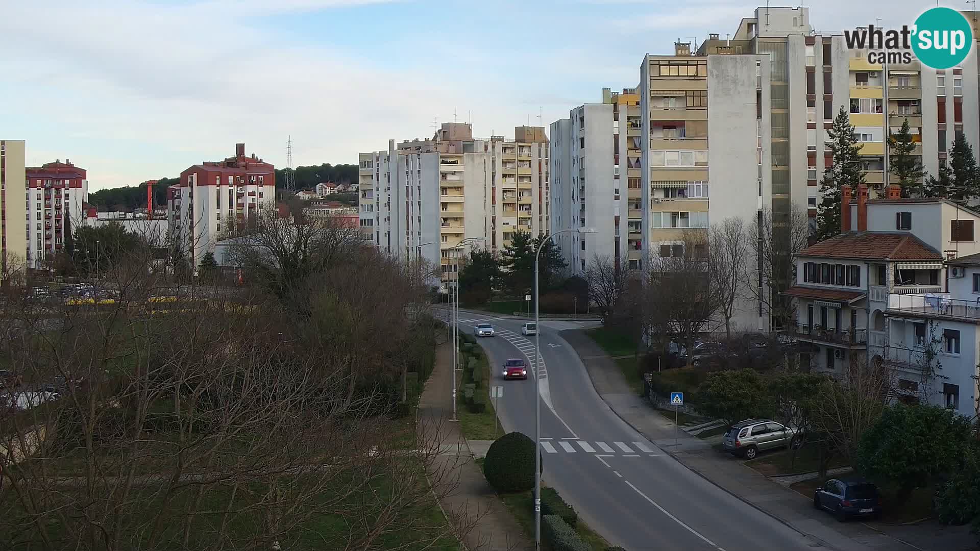 Webcam Pula – Rue Koper – Caméra en direct Istrie