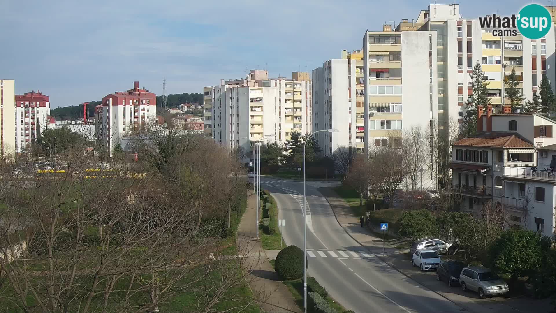 Cámara web Pula – Koper street – cámara en vivo Istria