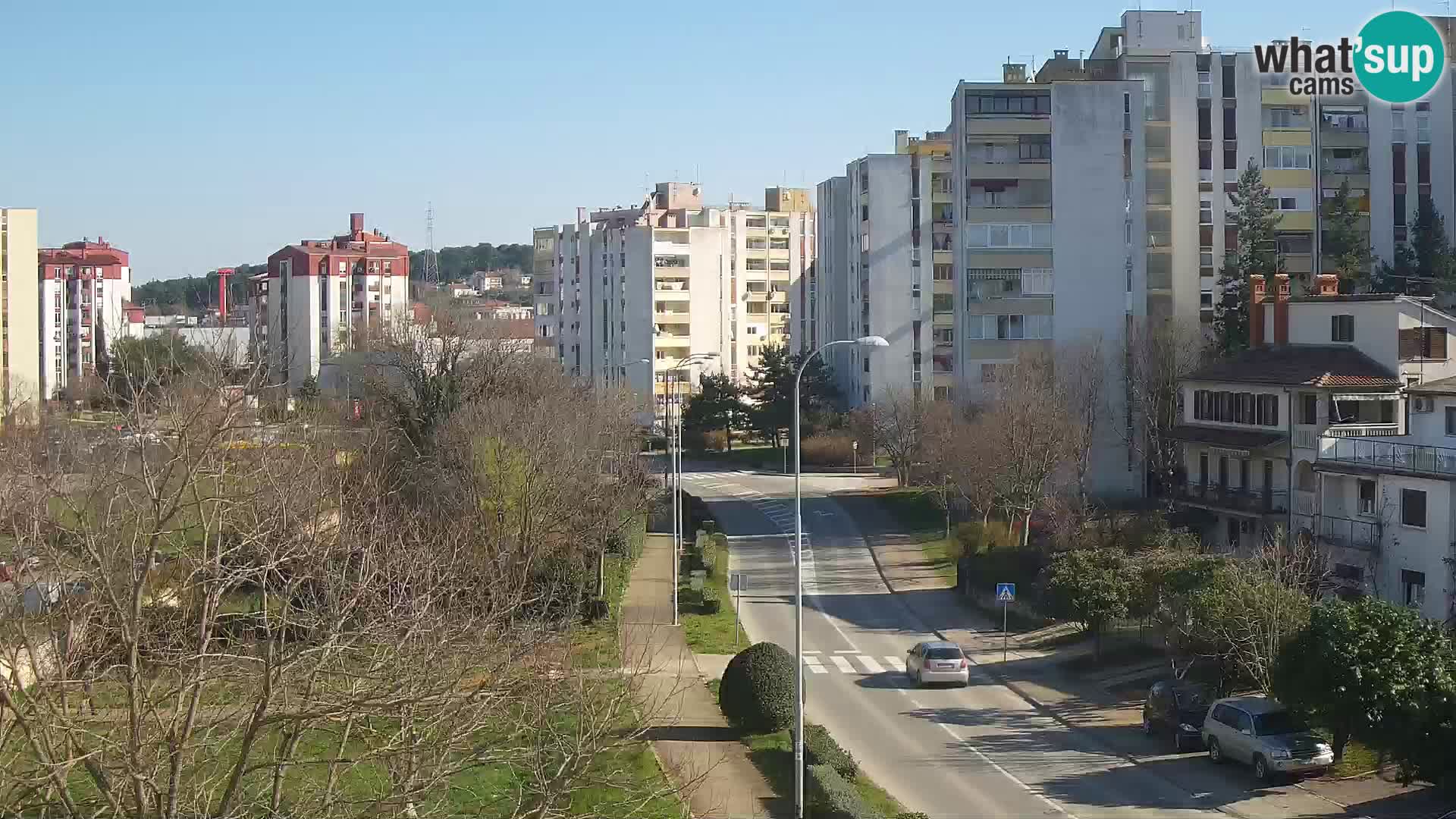 Webcam Pula – Rue Koper – Caméra en direct Istrie