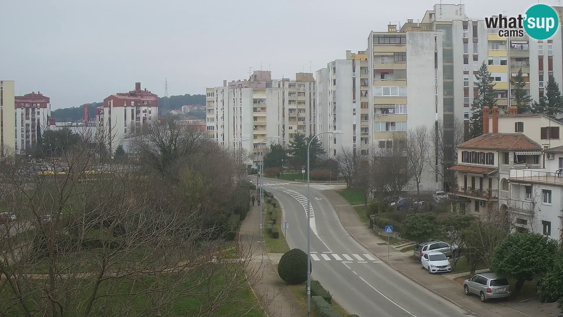 Webcam Pula – Rue Koper – Caméra en direct Istrie