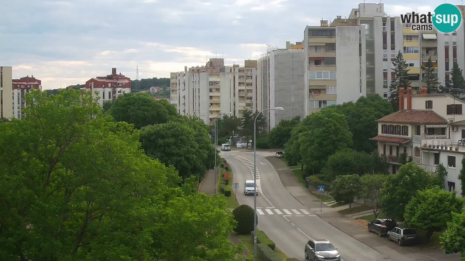 Pula web kamera – Koparska ulica – kamera uživo Istra