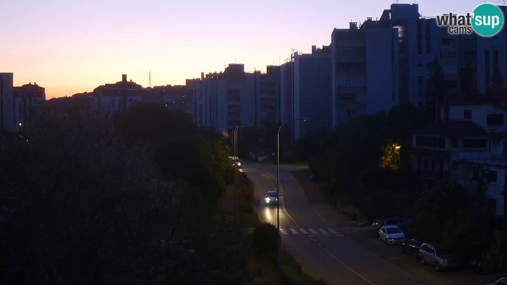 Pula spletna kamera – Koperska ulica – Istra v živo