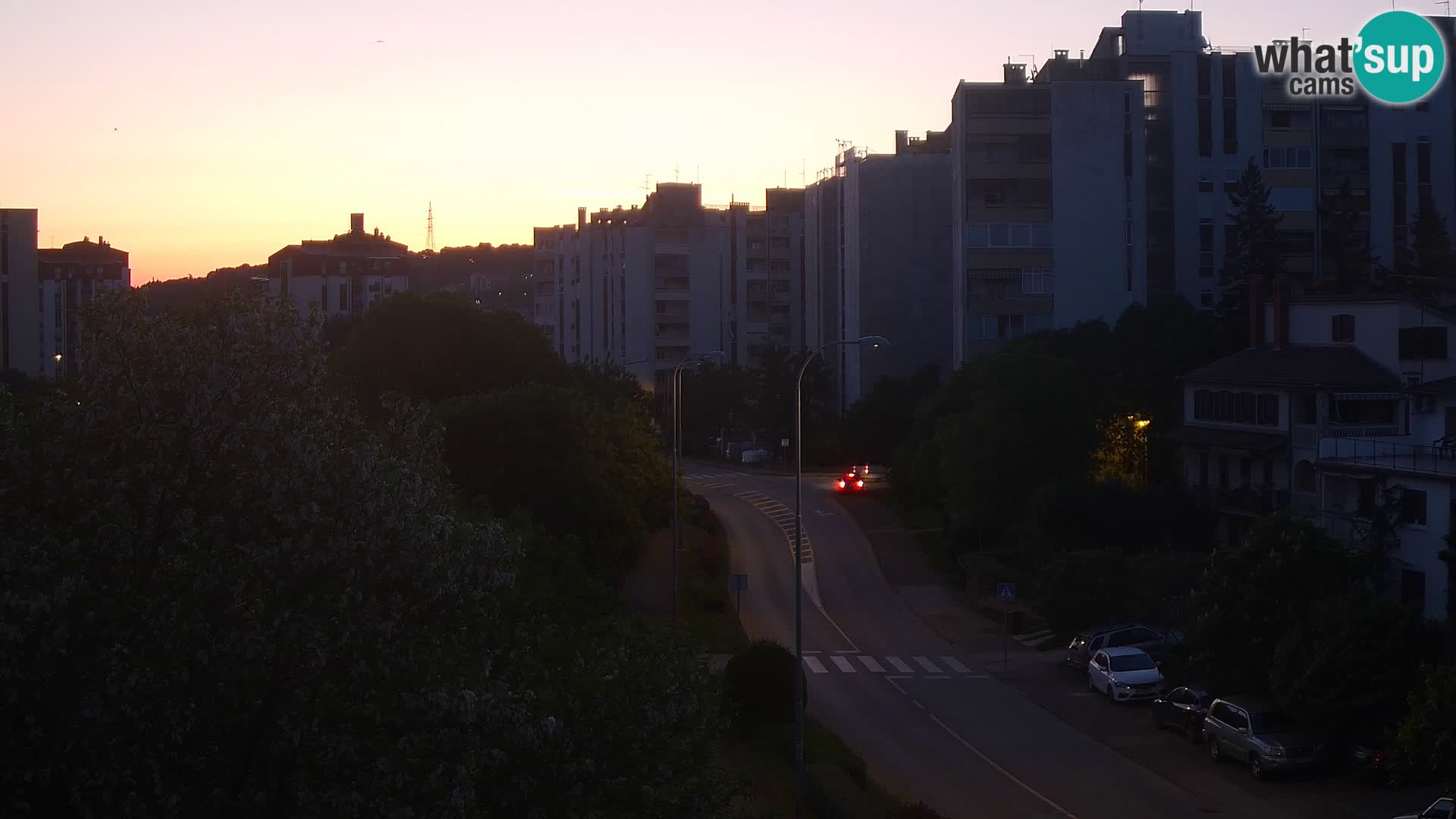 Pula web kamera – Koparska ulica – kamera uživo Istra