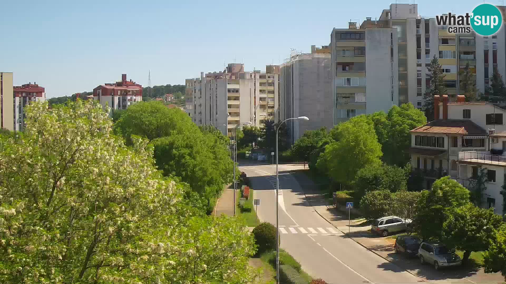 Pula web kamera – Koparska ulica – kamera uživo Istra
