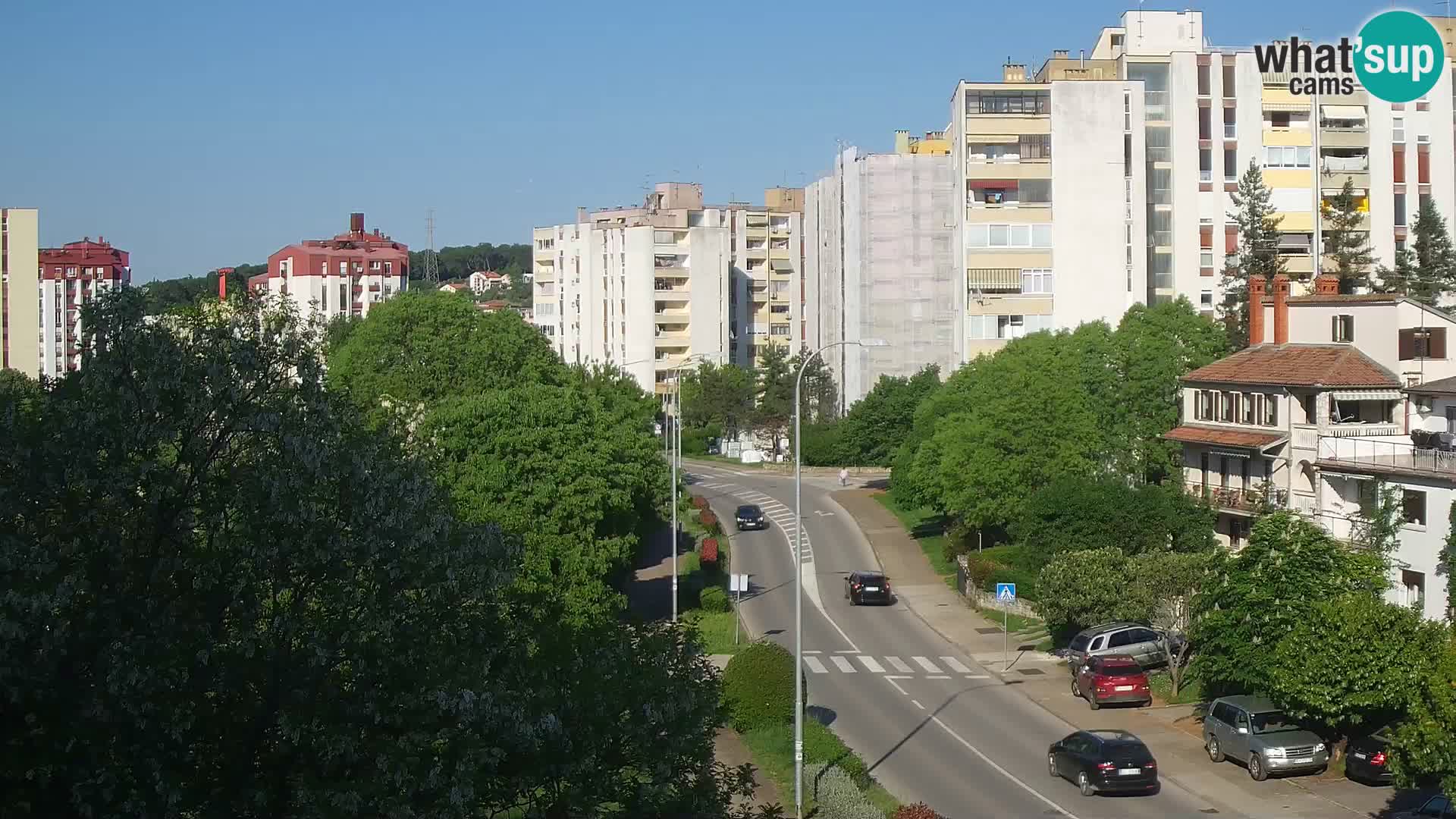 Cámara web Pula – Koper street – cámara en vivo Istria