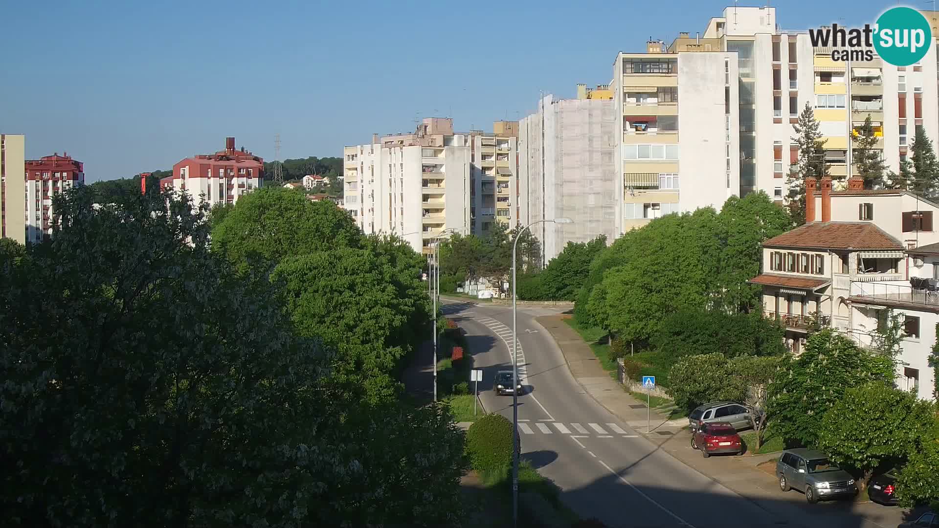 Pula spletna kamera – Koperska ulica – Istra v živo