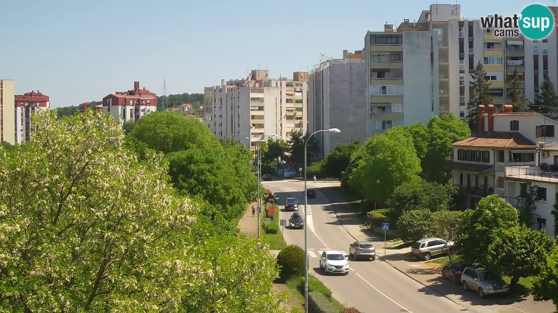 Pula web kamera – Koparska ulica – kamera uživo Istra