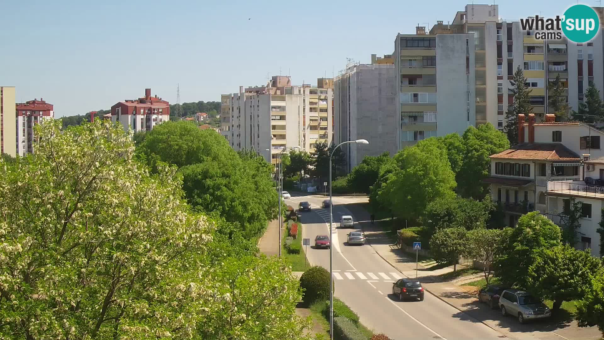Pula spletna kamera – Koperska ulica – Istra v živo