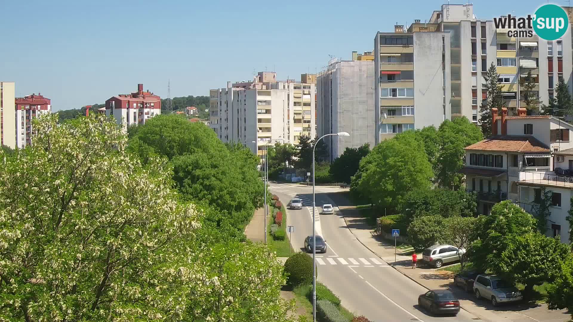Cámara web Pula – Koper street – cámara en vivo Istria