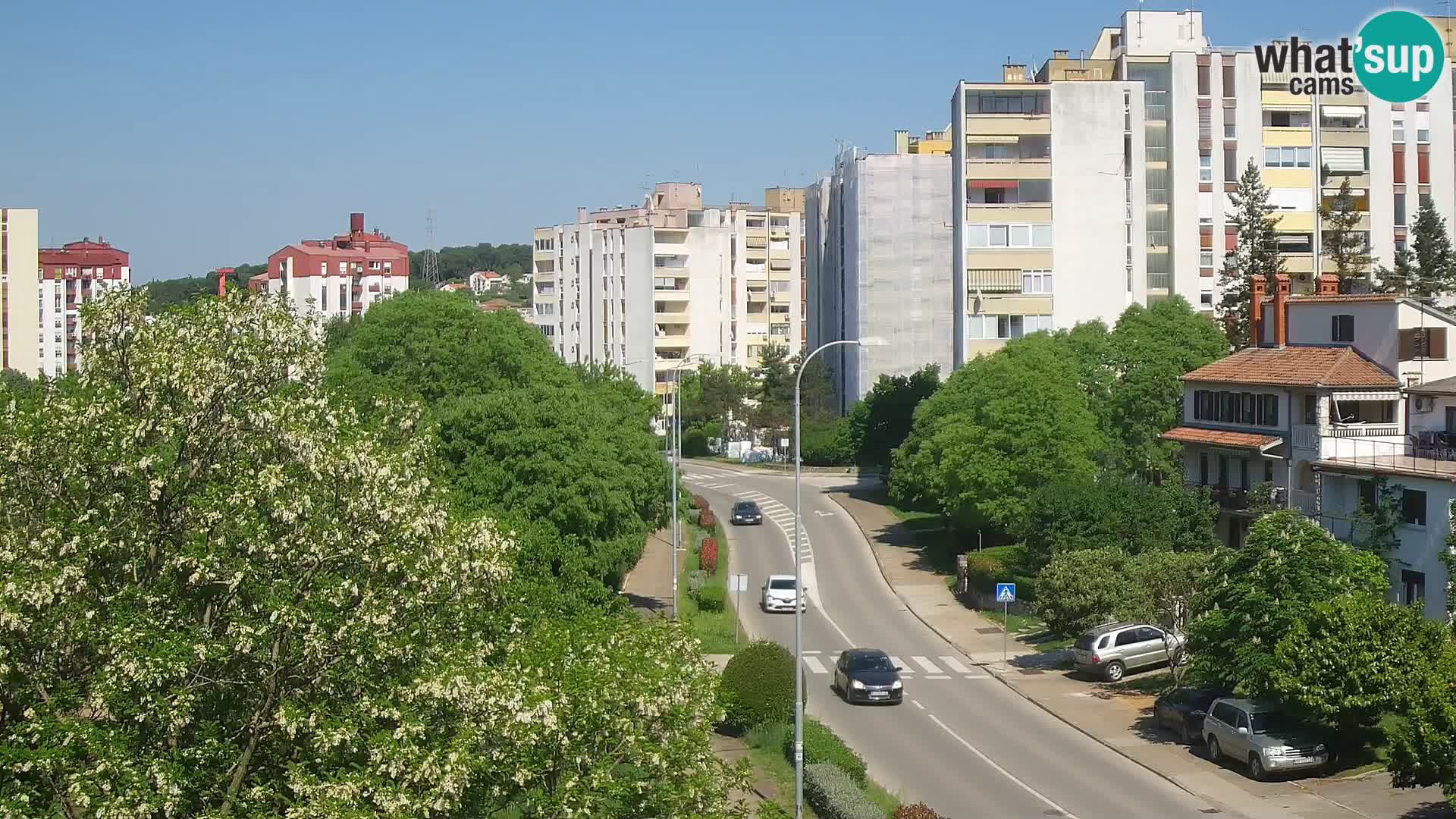 Pula web kamera – Koparska ulica – kamera uživo Istra