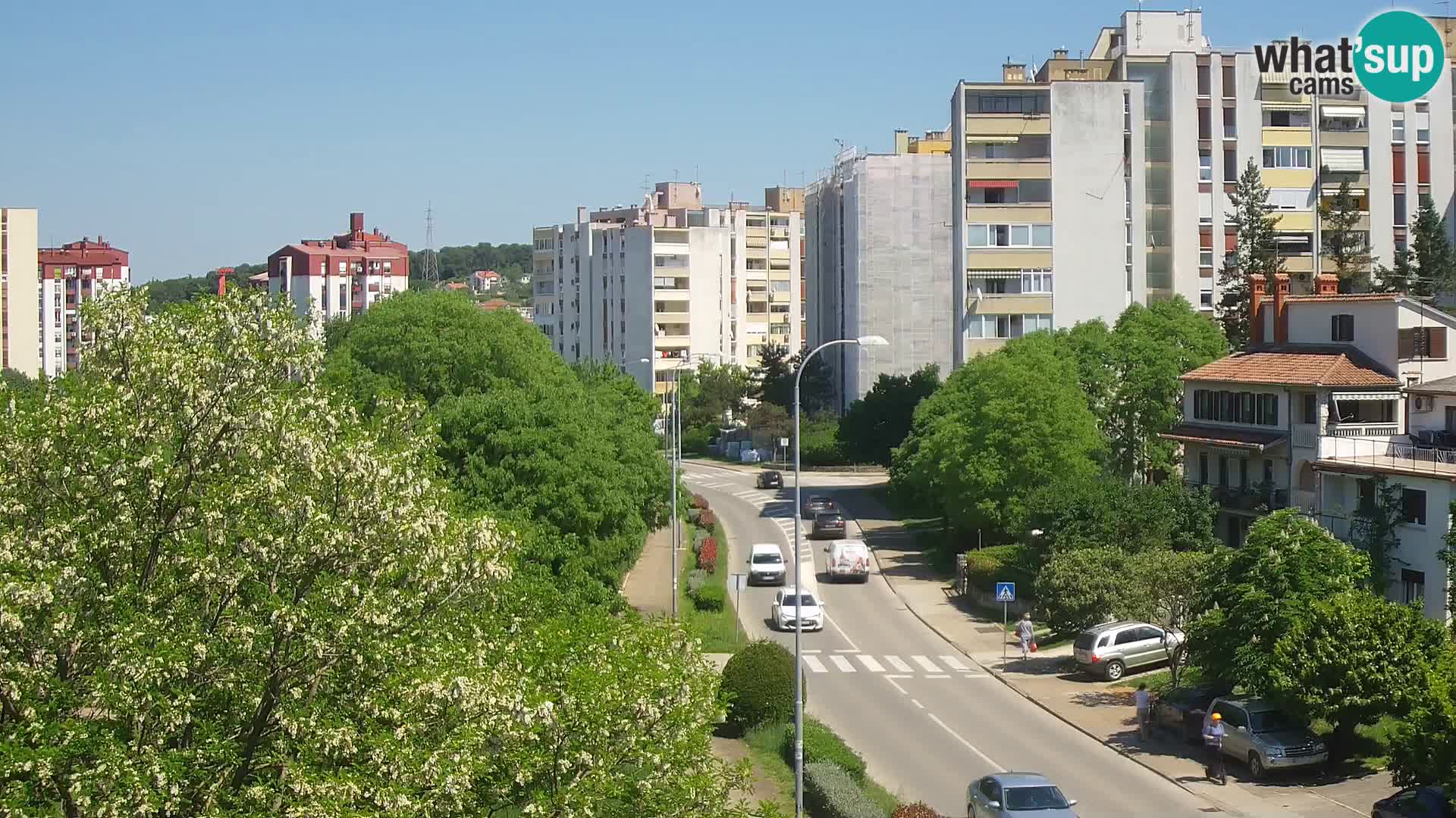 Pula spletna kamera – Koperska ulica – Istra v živo
