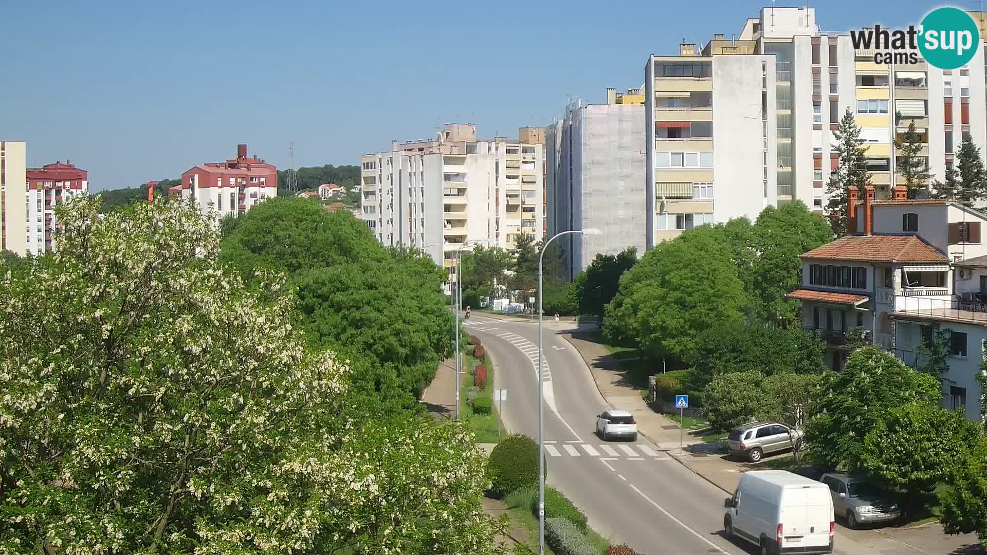 Pula web kamera – Koparska ulica – kamera uživo Istra