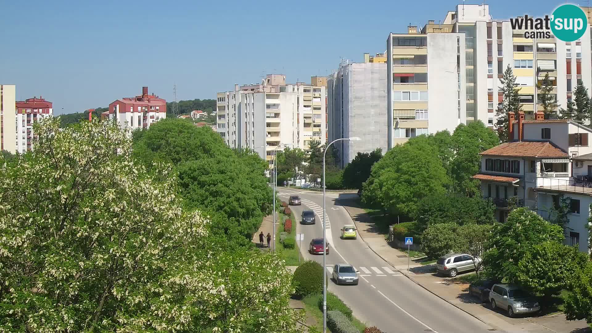 Pula web kamera – Koparska ulica – kamera uživo Istra