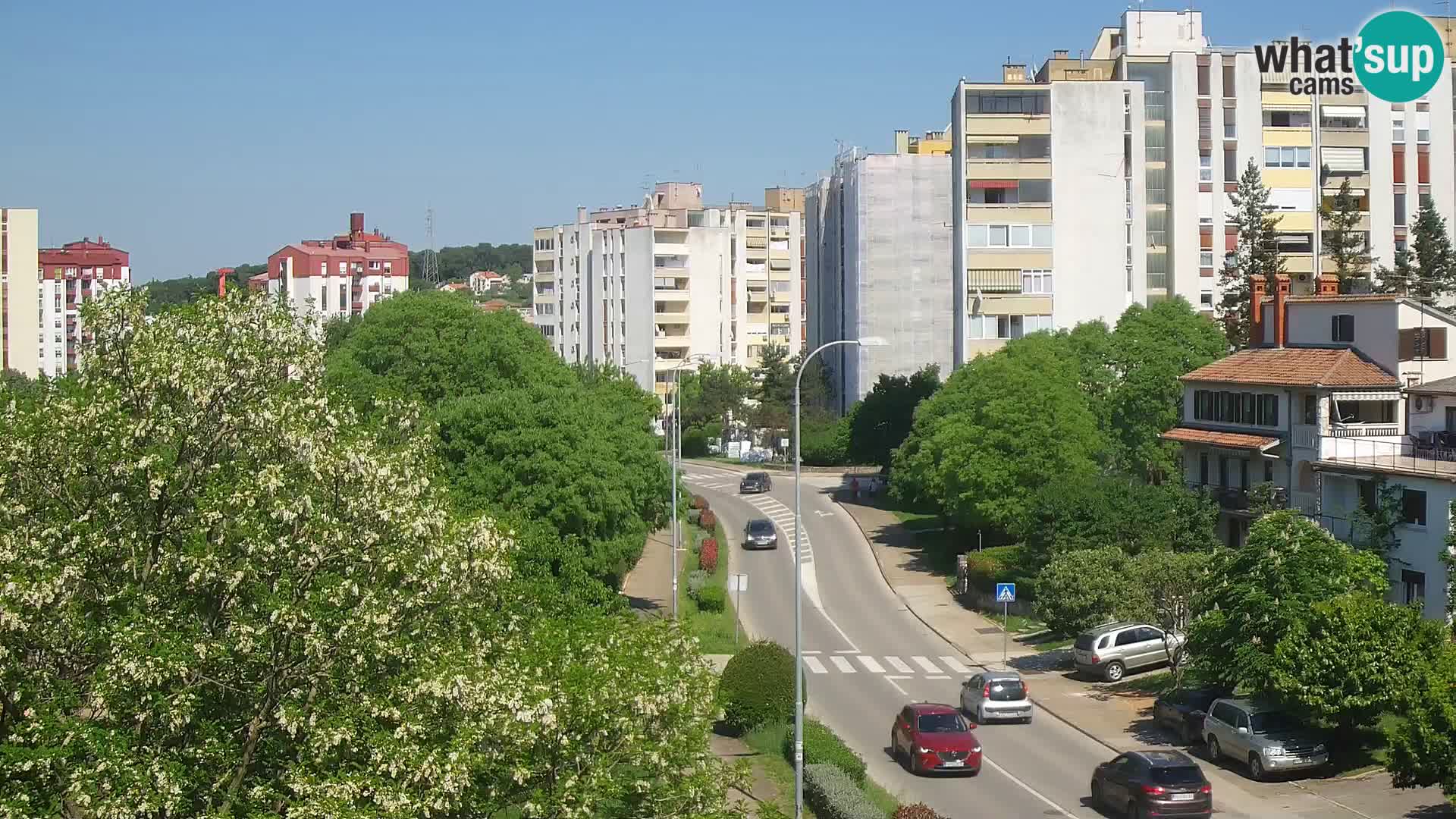 Cámara web Pula – Koper street – cámara en vivo Istria