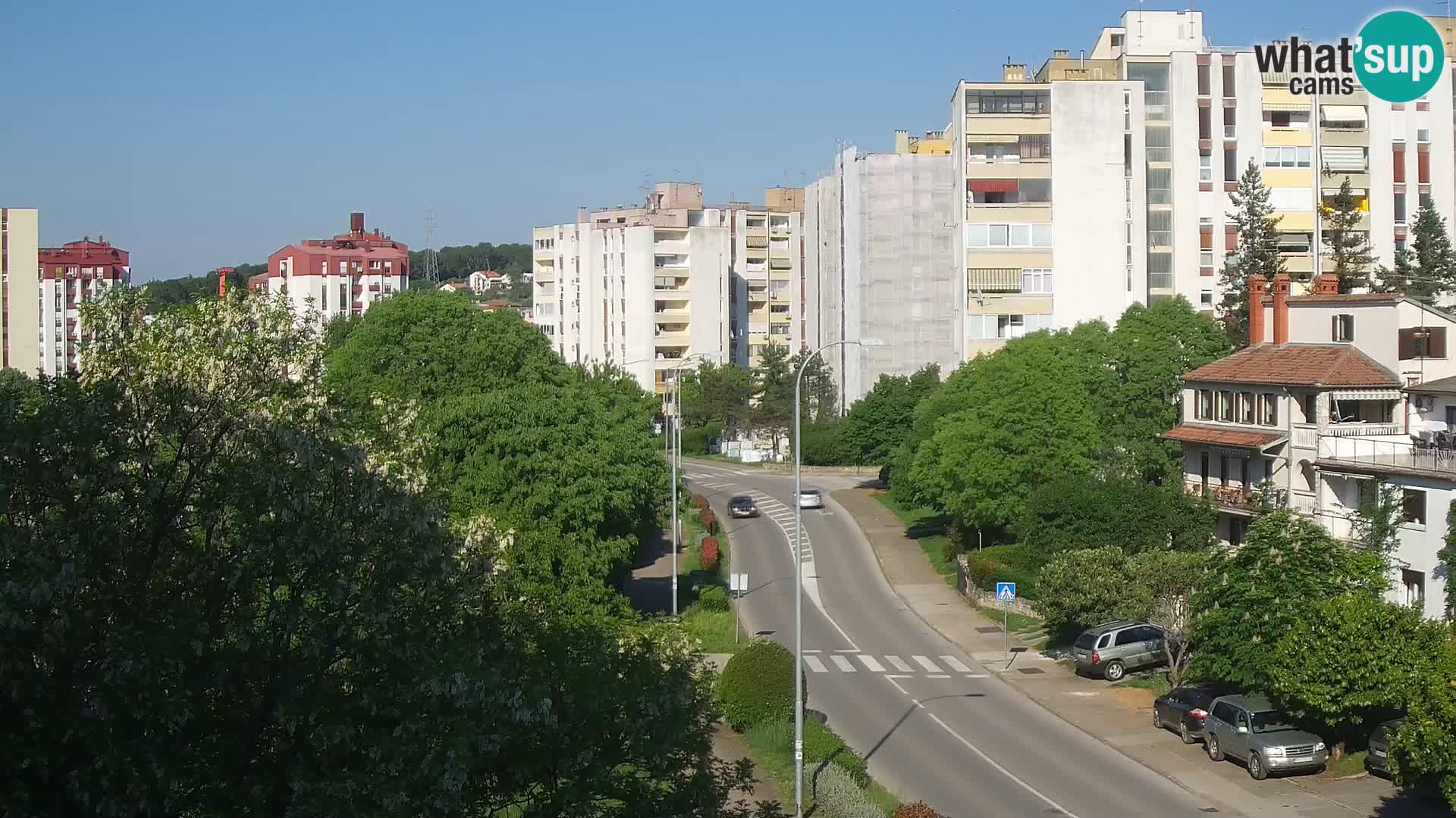 Pula spletna kamera – Koperska ulica – Istra v živo