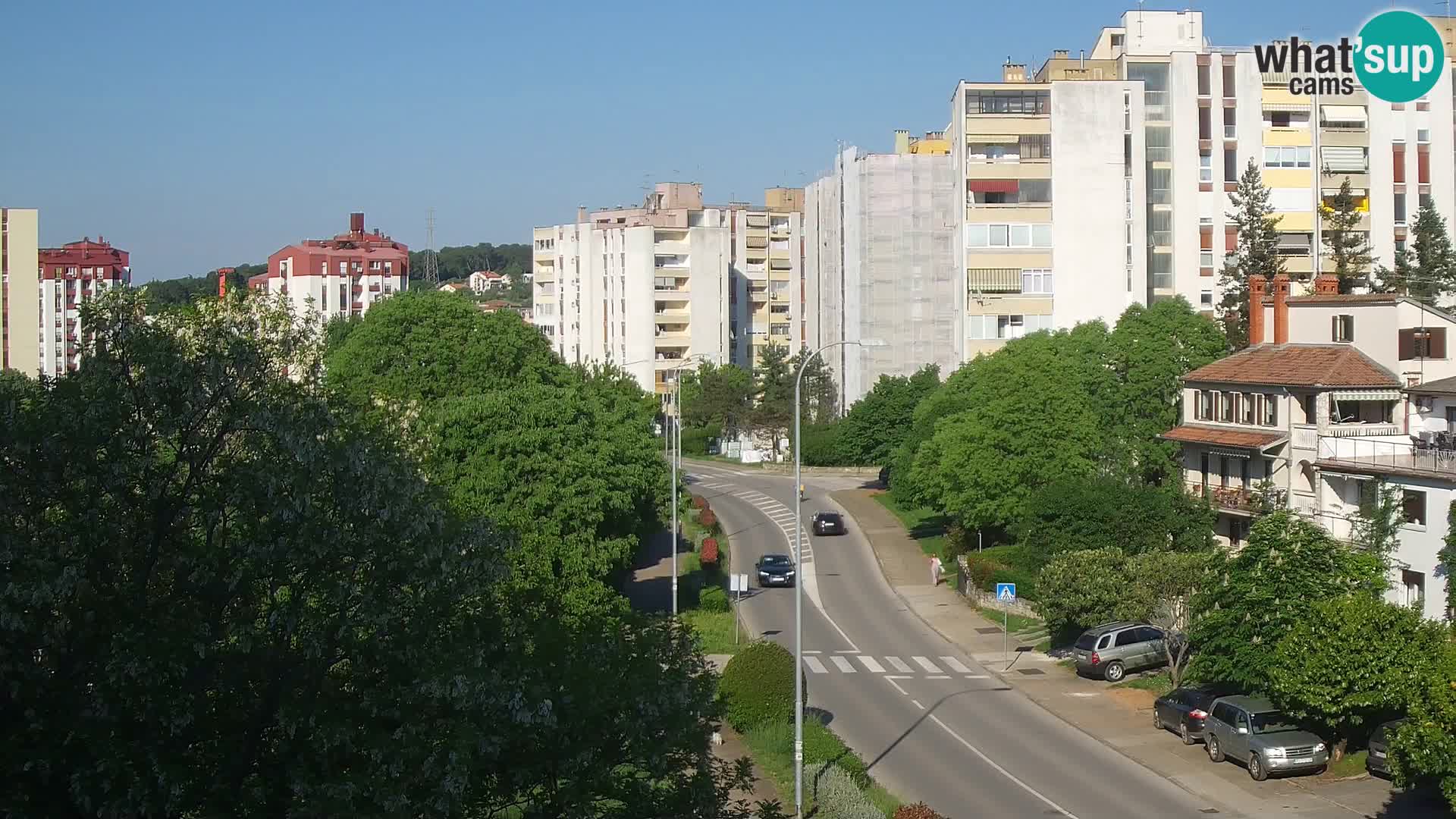 Pula spletna kamera – Koperska ulica – Istra v živo