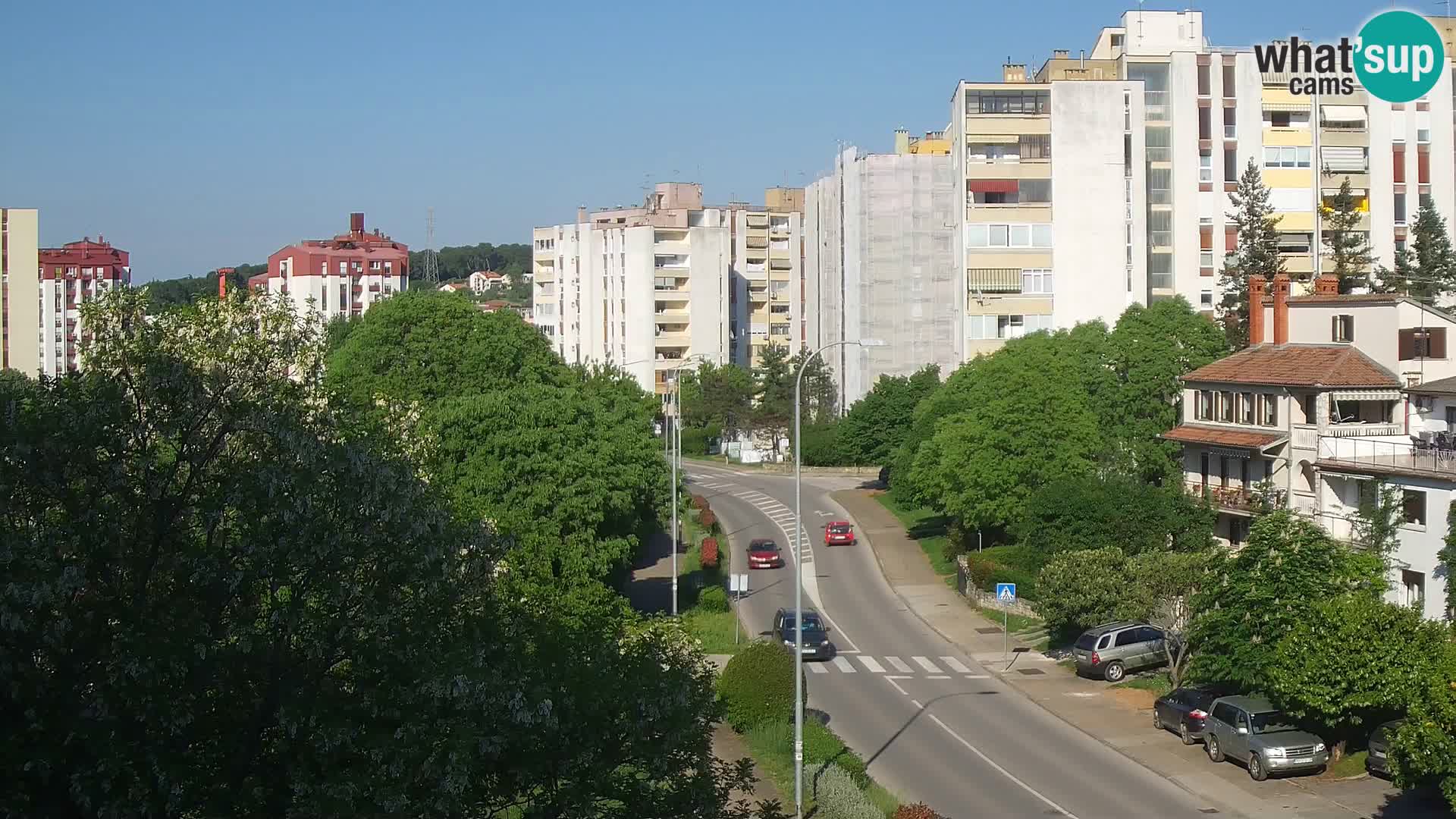 Pula web kamera – Koparska ulica – kamera uživo Istra