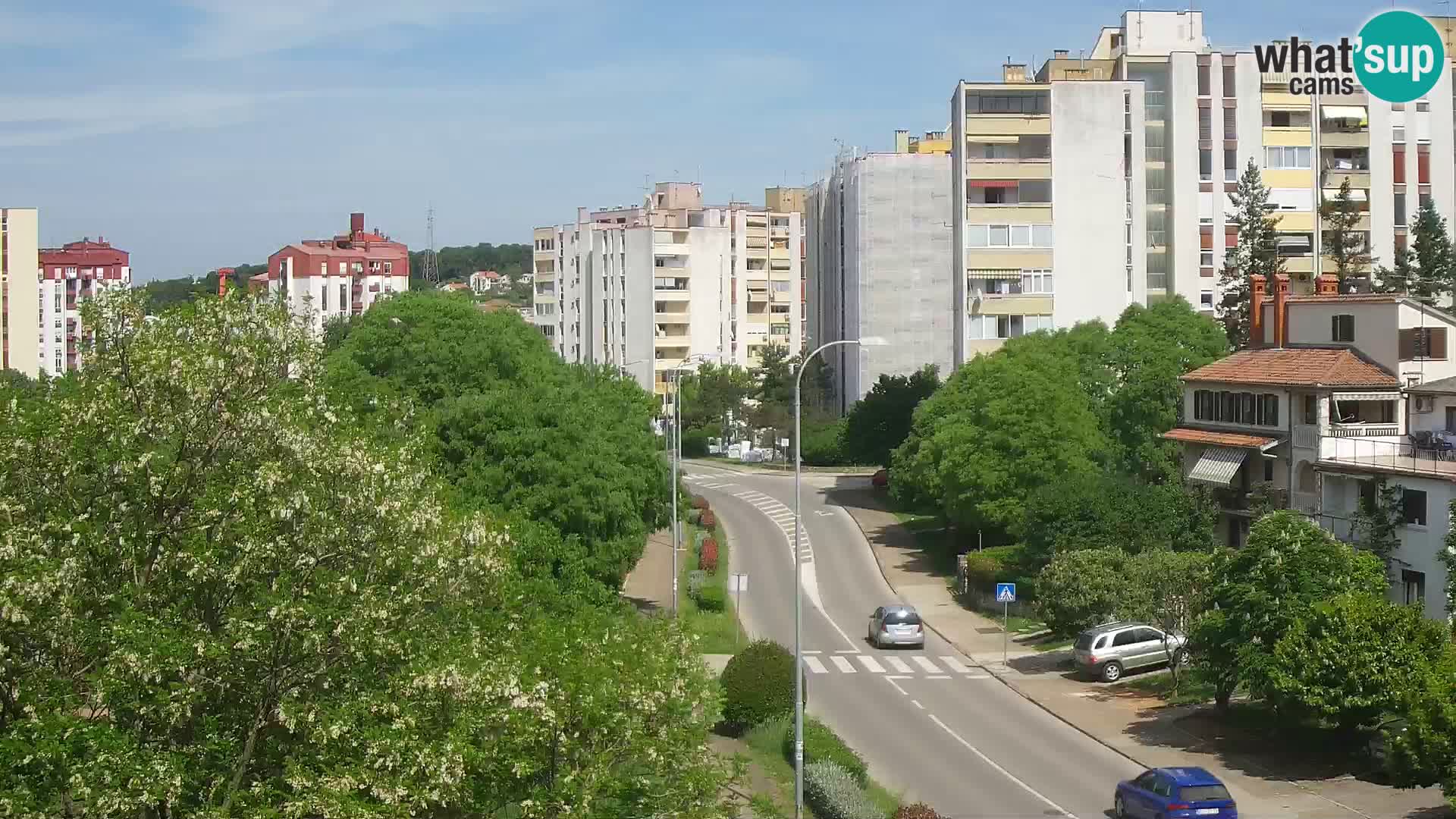 Pula web kamera – Koparska ulica – kamera uživo Istra