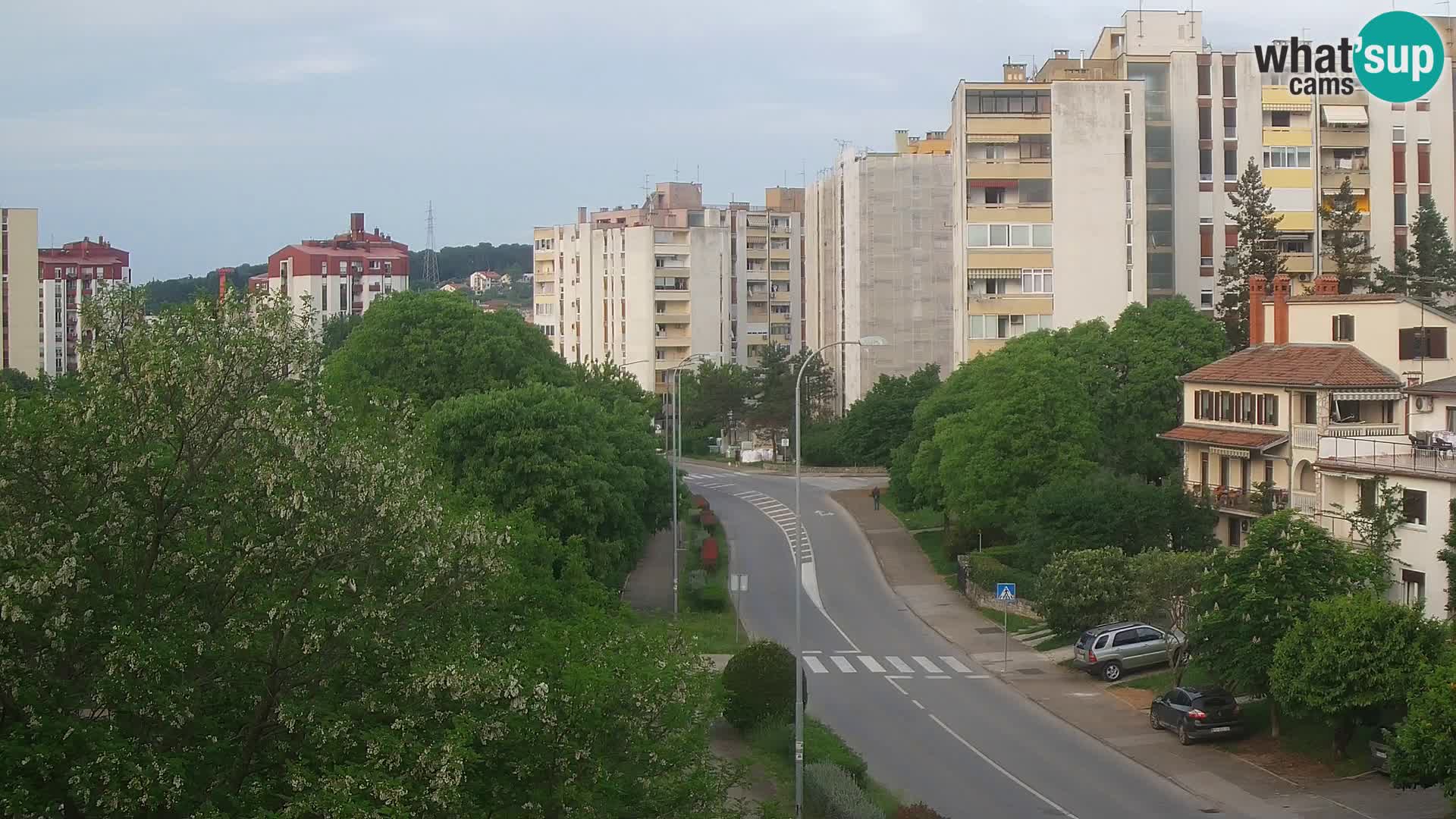 Pula web kamera – Koparska ulica – kamera uživo Istra