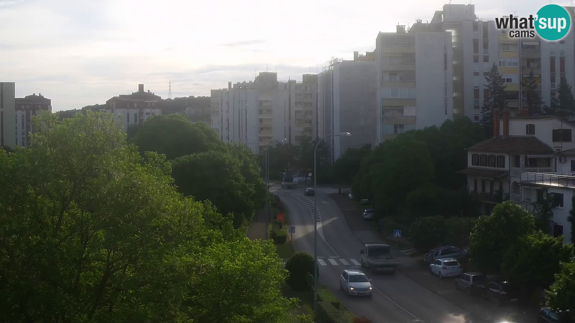 Pula web kamera – Koparska ulica – kamera uživo Istra