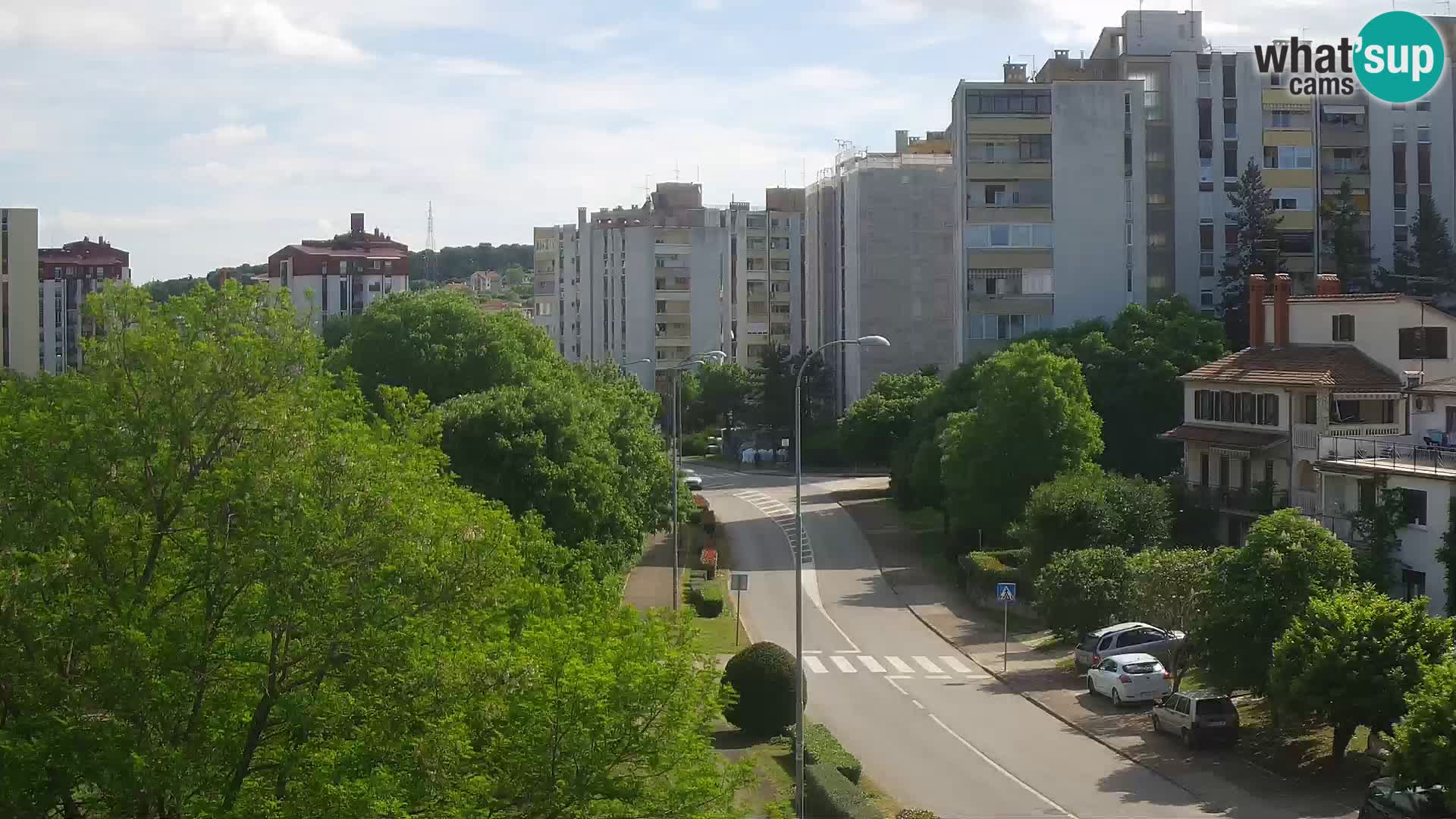 Cámara web Pula – Koper street – cámara en vivo Istria