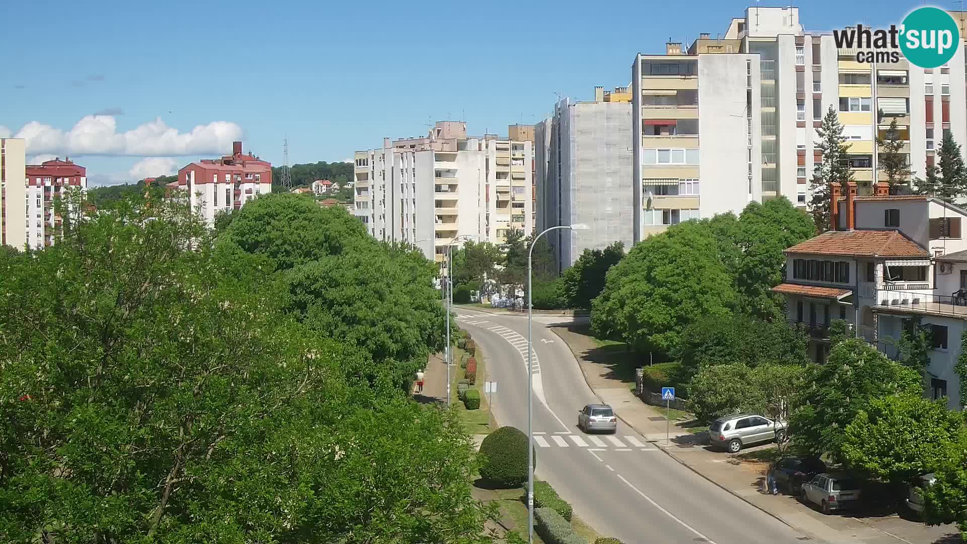 Pula spletna kamera – Koperska ulica – Istra v živo