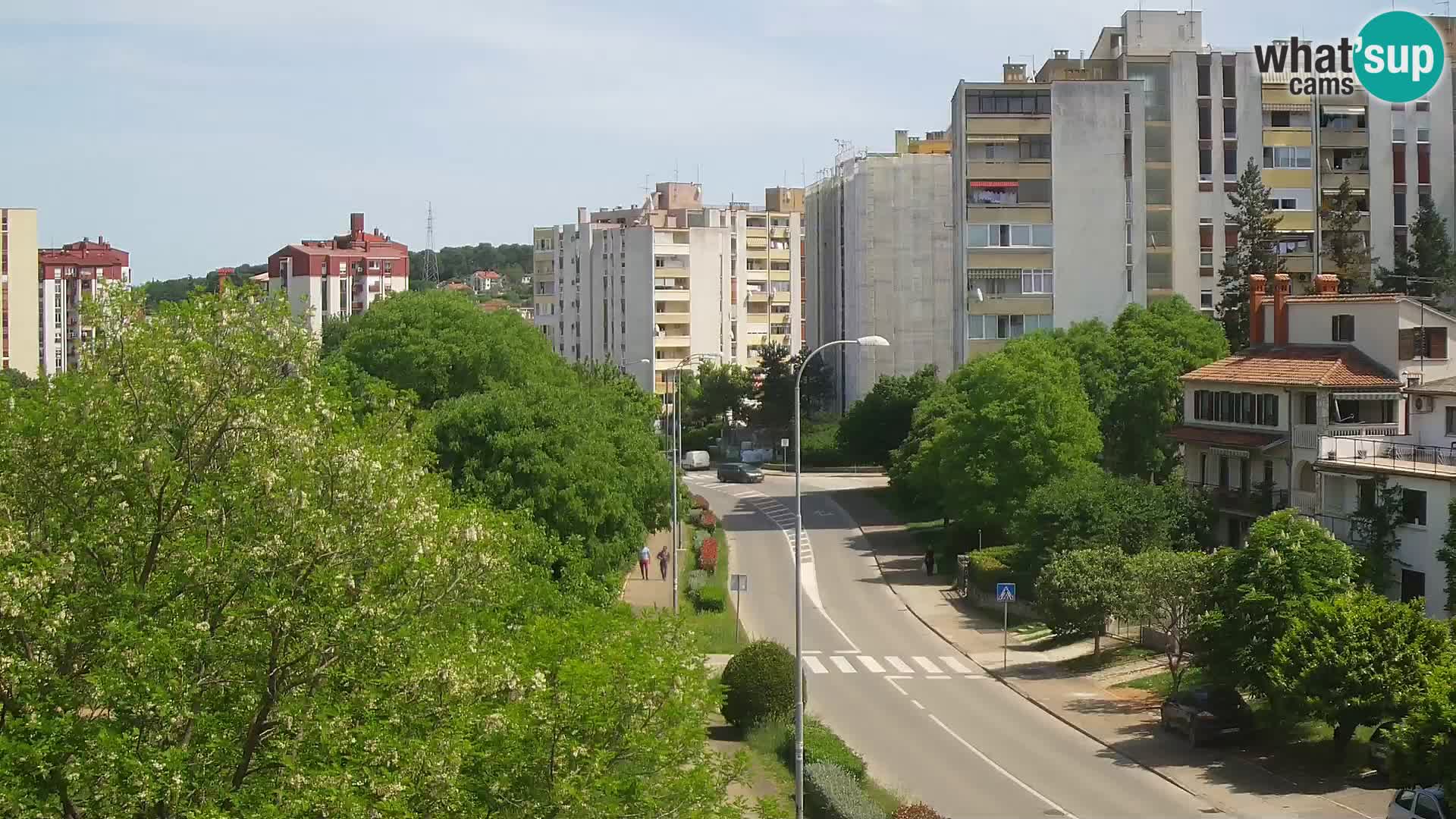Pula web kamera – Koparska ulica – kamera uživo Istra