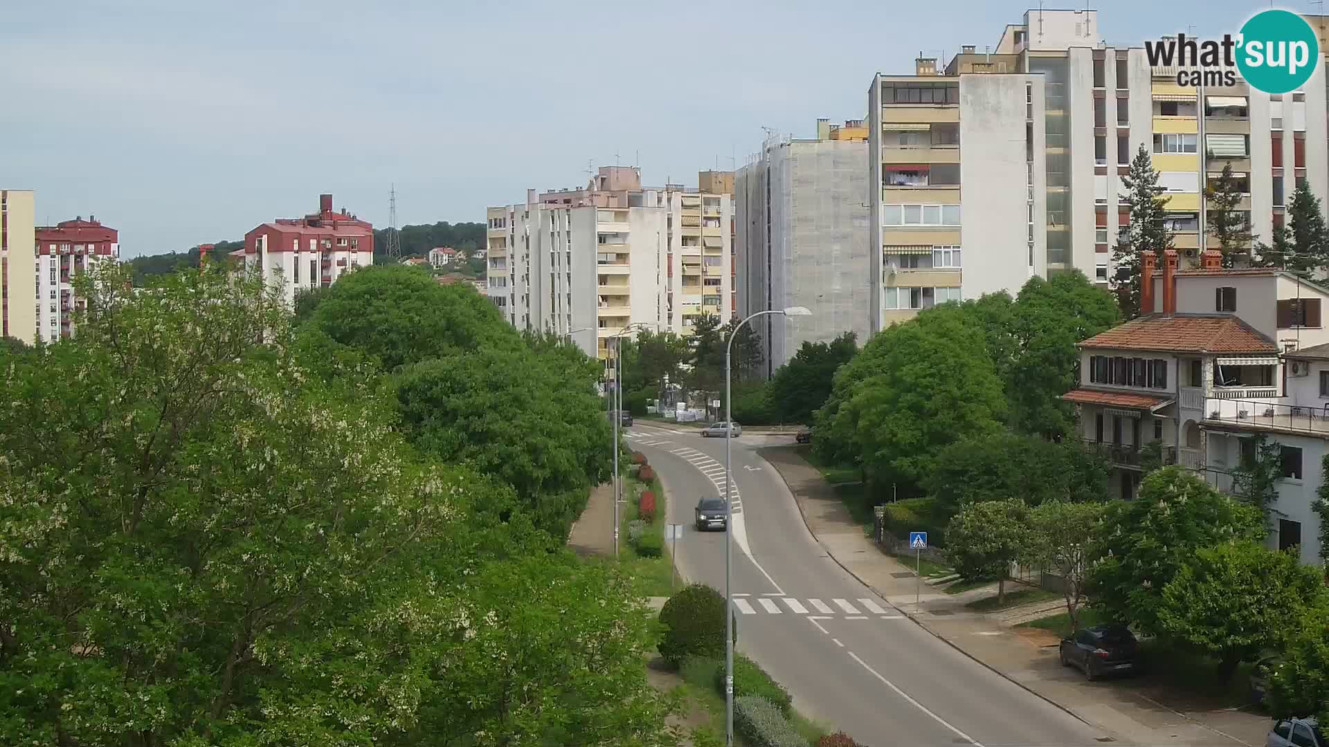 Pula spletna kamera – Koperska ulica – Istra v živo