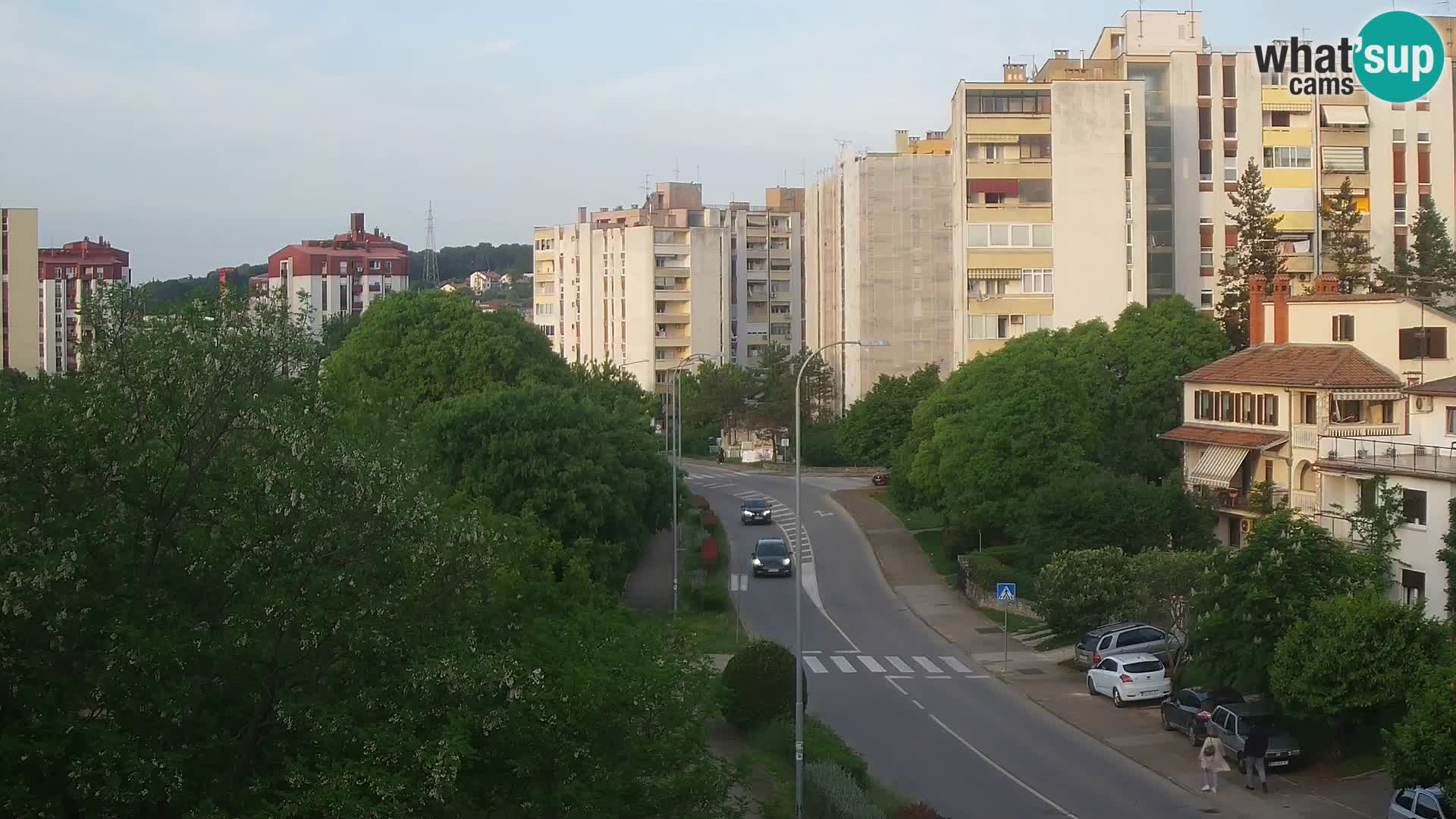 Pula spletna kamera – Koperska ulica – Istra v živo