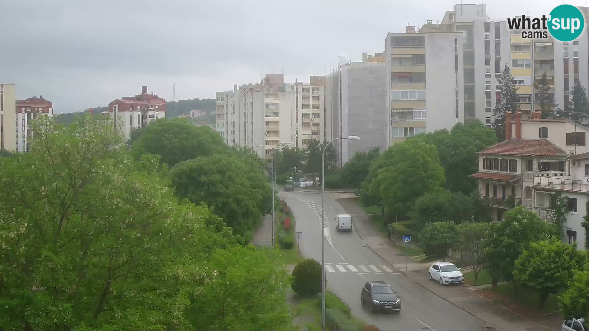 Pula web kamera – Koparska ulica – kamera uživo Istra