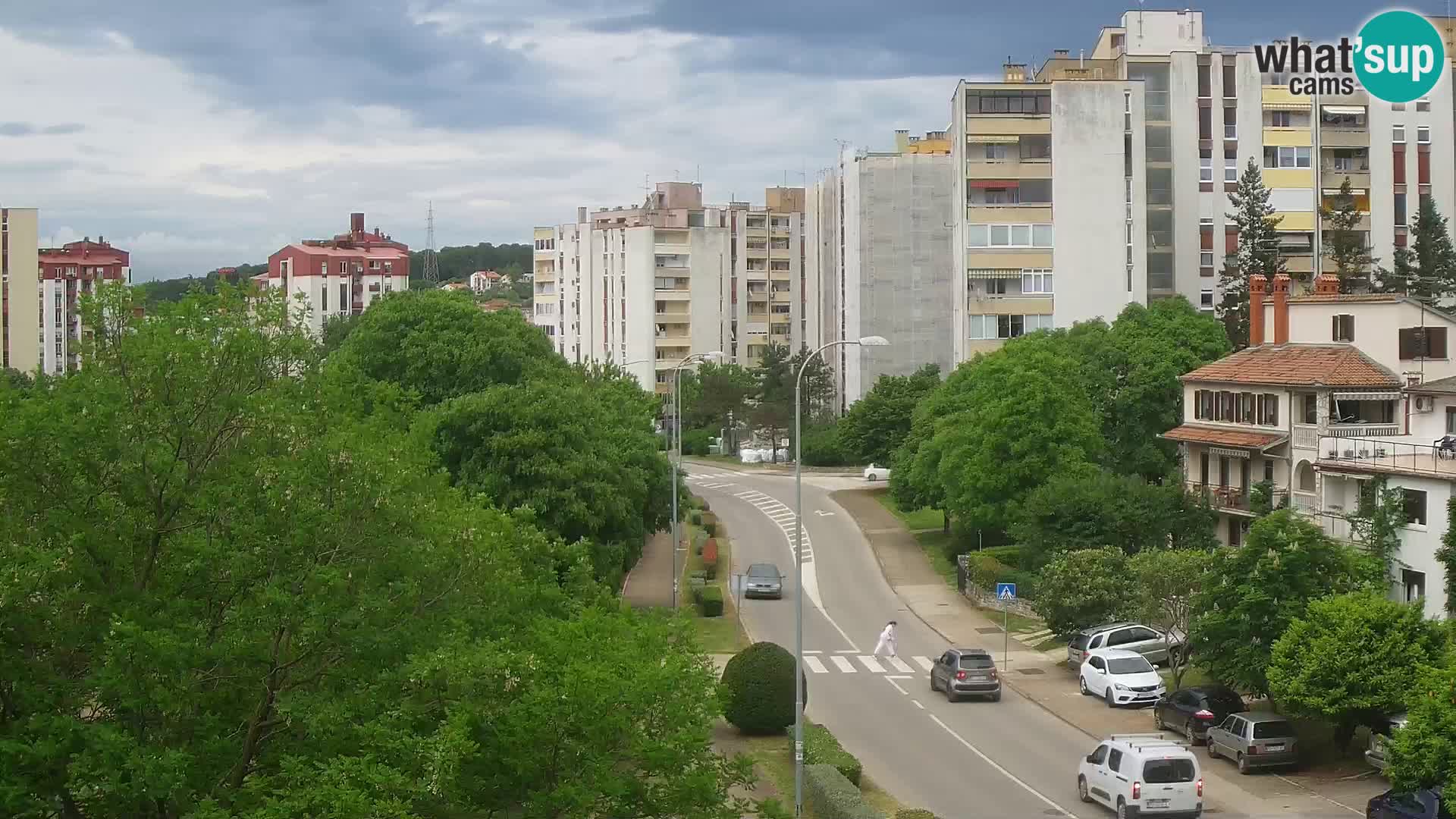 Pula web kamera – Koparska ulica – kamera uživo Istra