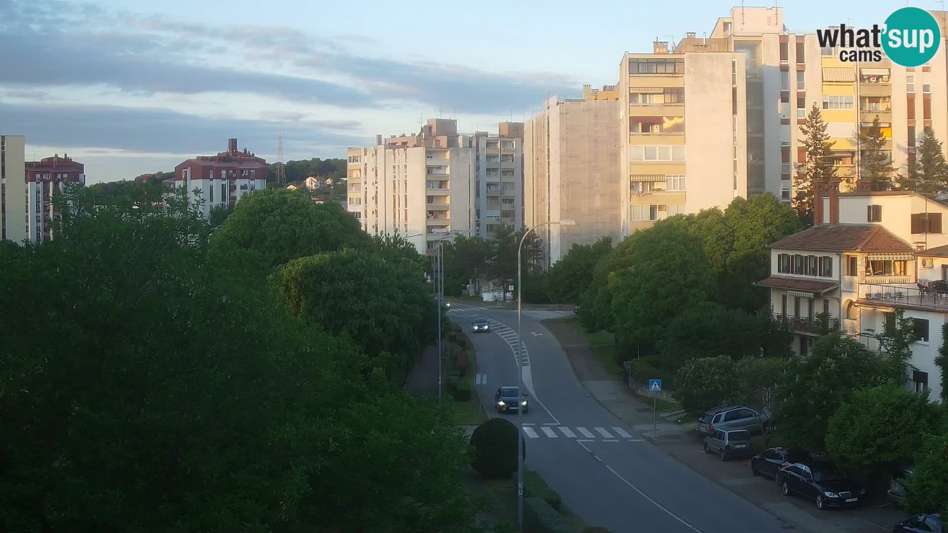 Pula spletna kamera – Koperska ulica – Istra v živo