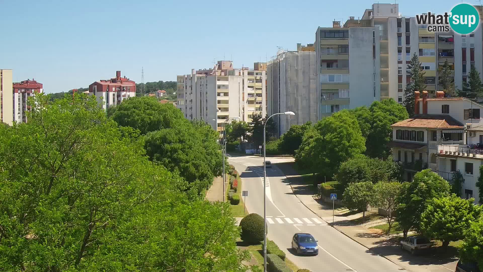 Pula web kamera – Koparska ulica – kamera uživo Istra
