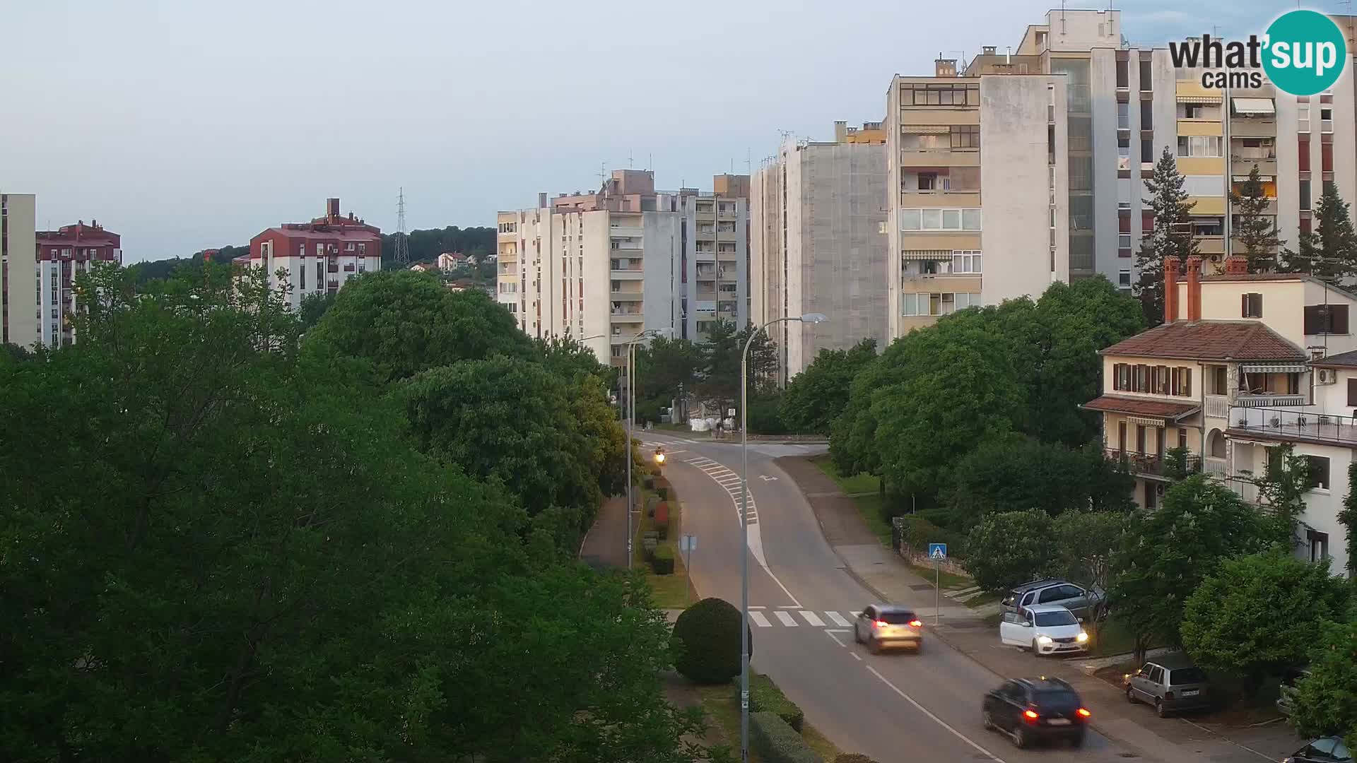 Pula web kamera – Koparska ulica – kamera uživo Istra