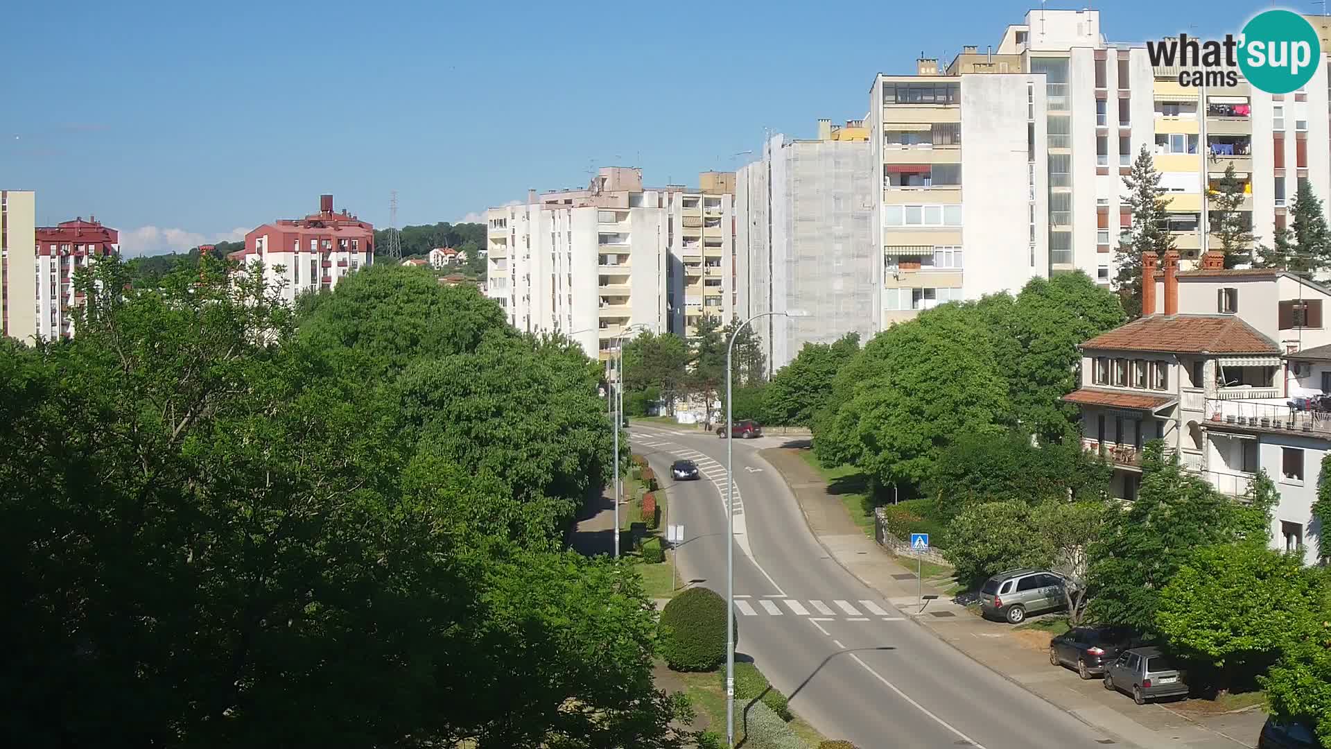 Pula spletna kamera – Koperska ulica – Istra v živo
