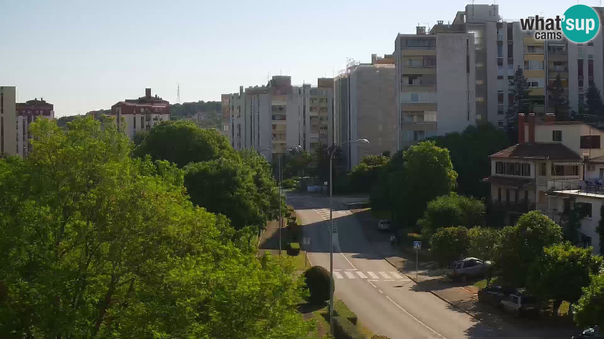 Pula spletna kamera – Koperska ulica – Istra v živo