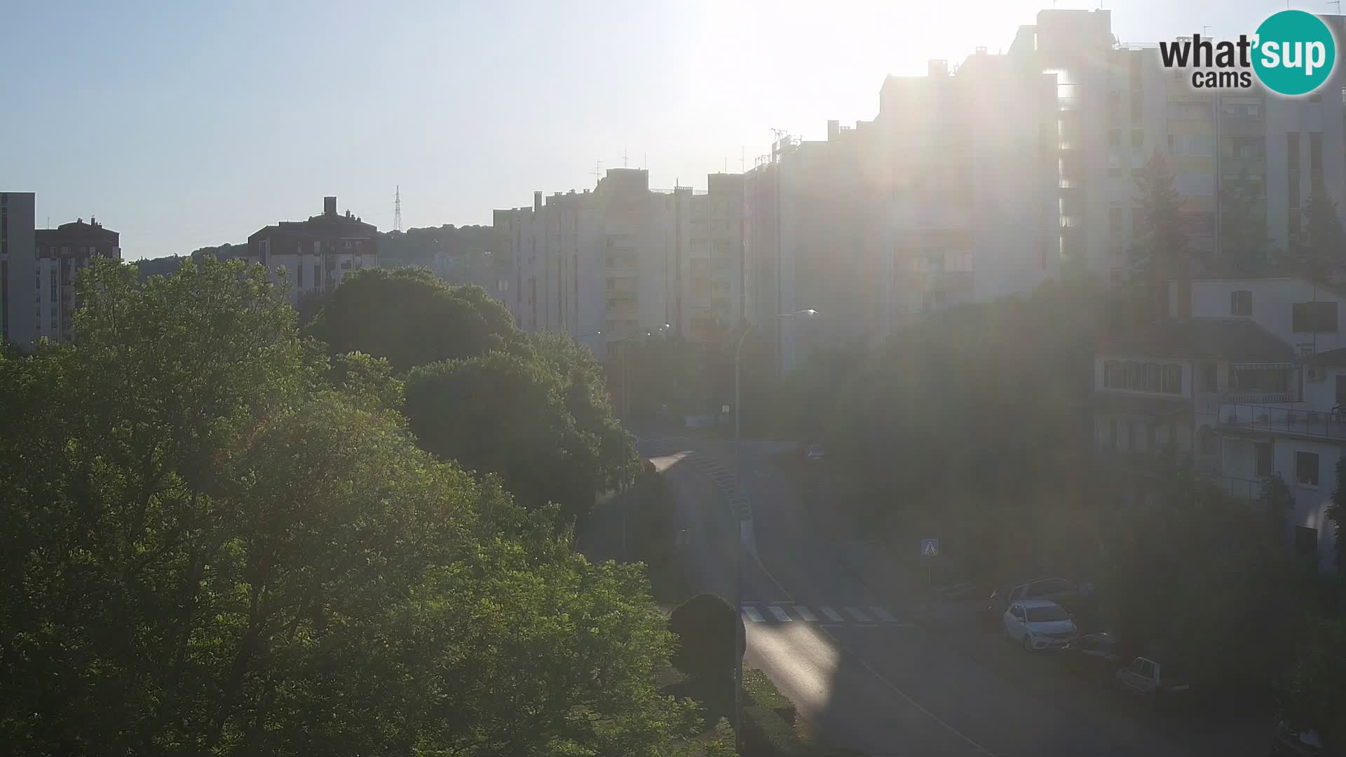 Pula spletna kamera – Koperska ulica – Istra v živo