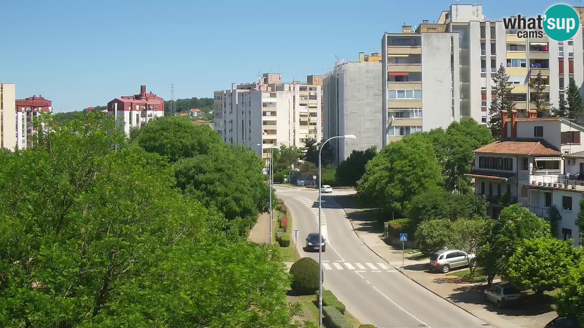 Pula spletna kamera – Koperska ulica – Istra v živo