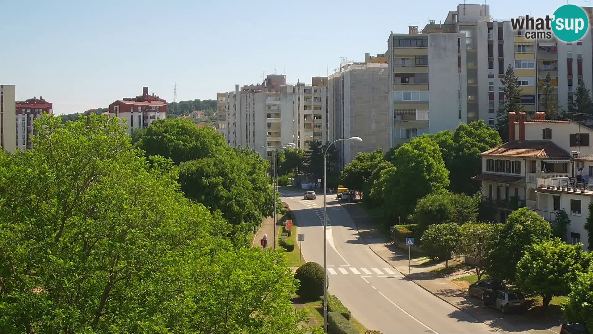 Pula spletna kamera – Koperska ulica – Istra v živo